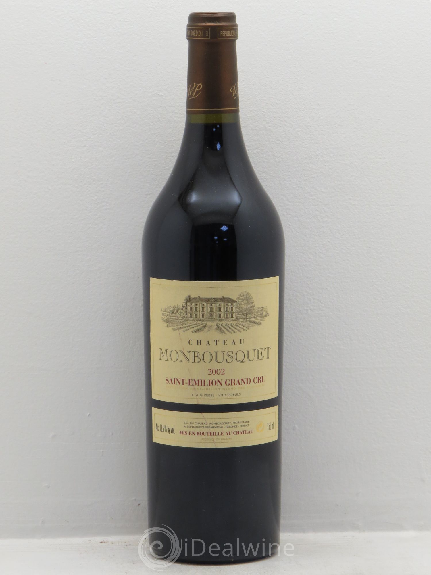 Château Monbousquet Grand Cru Classé 2002 - Lot de 12 bouteilles - 0