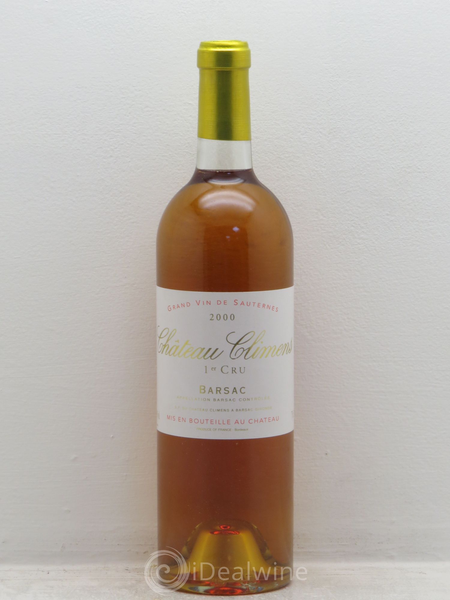Château Climens 1er Grand Cru Classé 2000 - Lotto di 1 bottiglia - 0