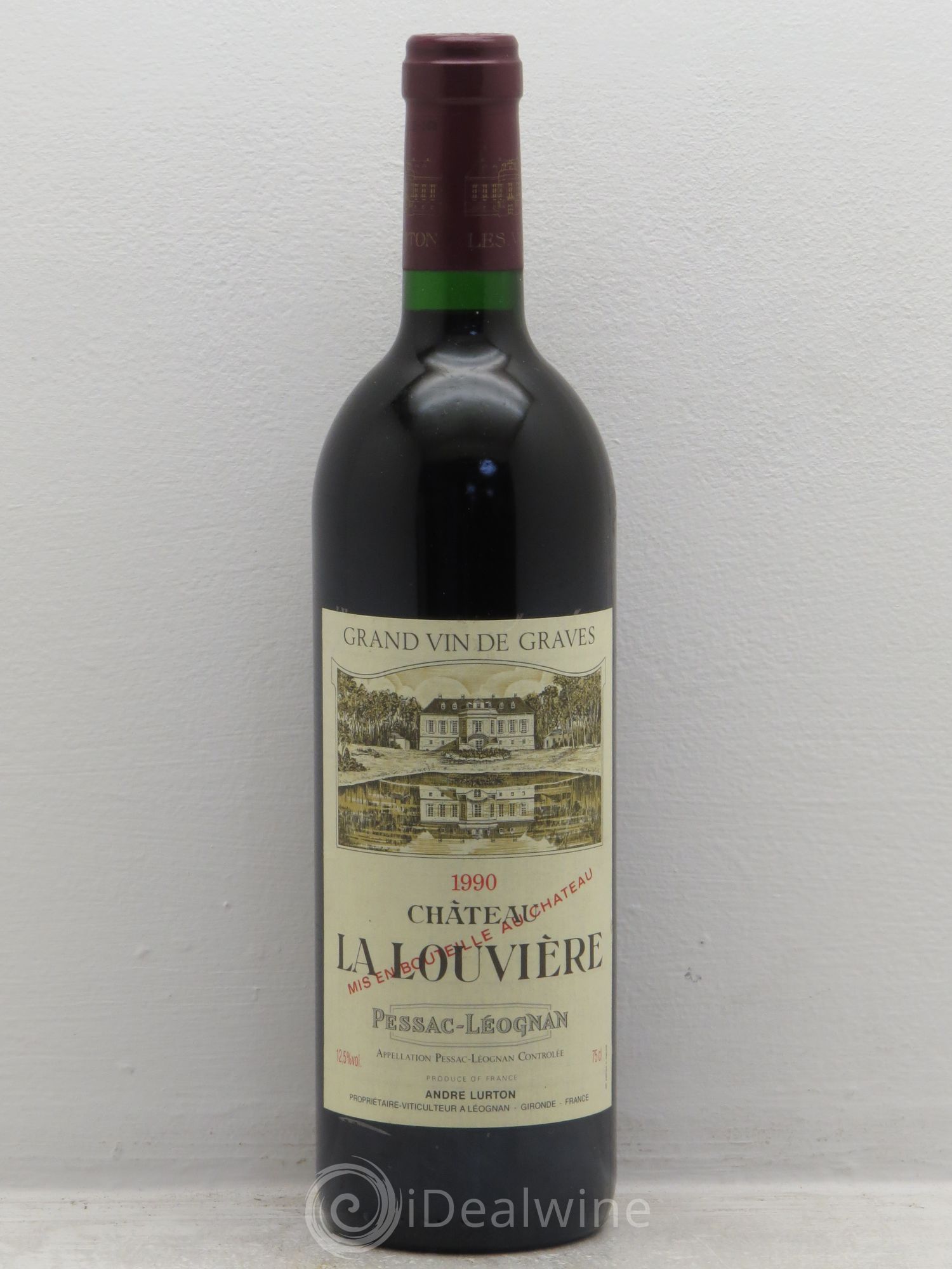Château la Louvière 1990 - Lot de 1 bouteille - 0