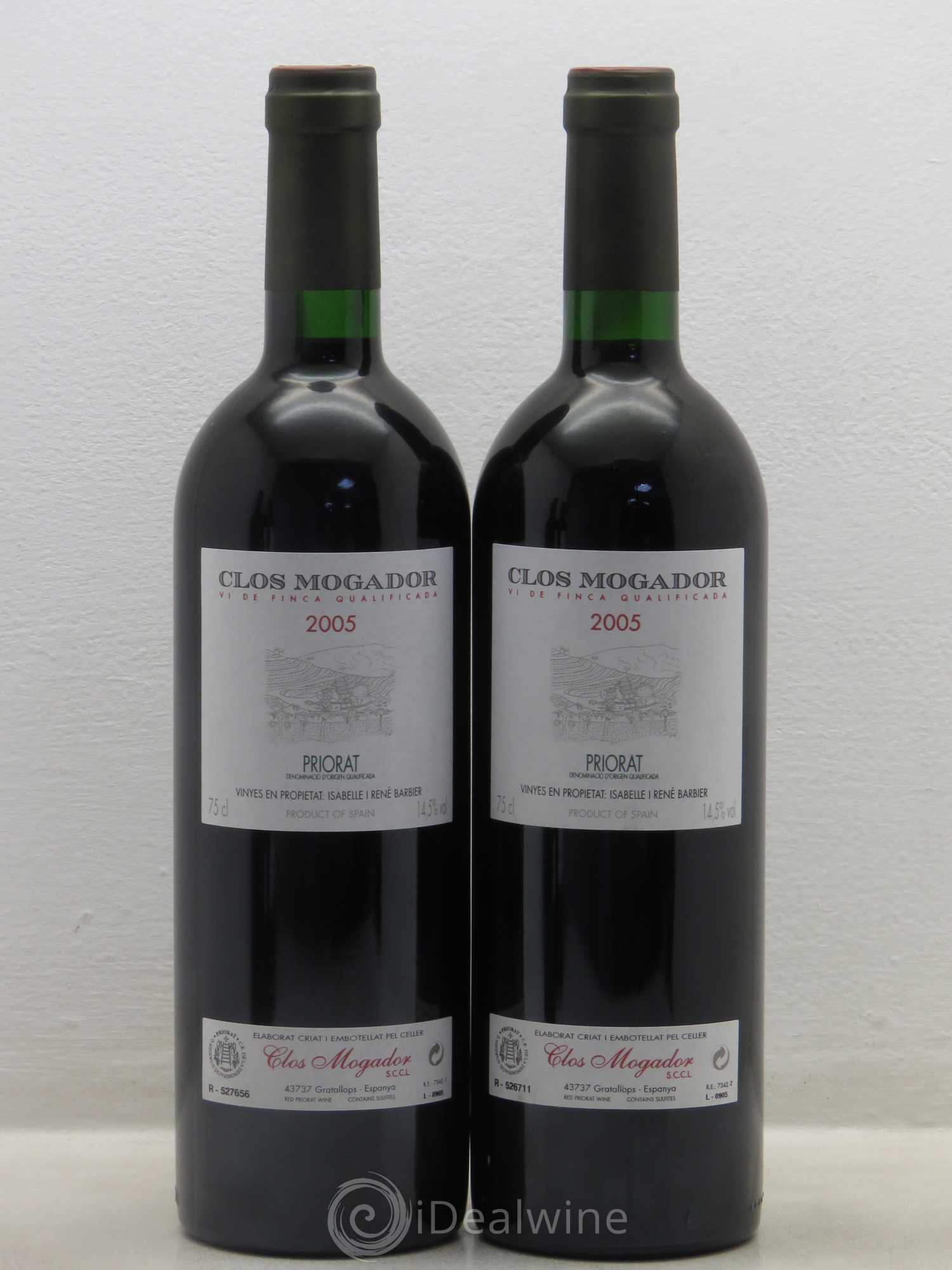 Priorat Clos Mogador DOCA René Barbier 2005 - Posten von 4 Flaschen - 1