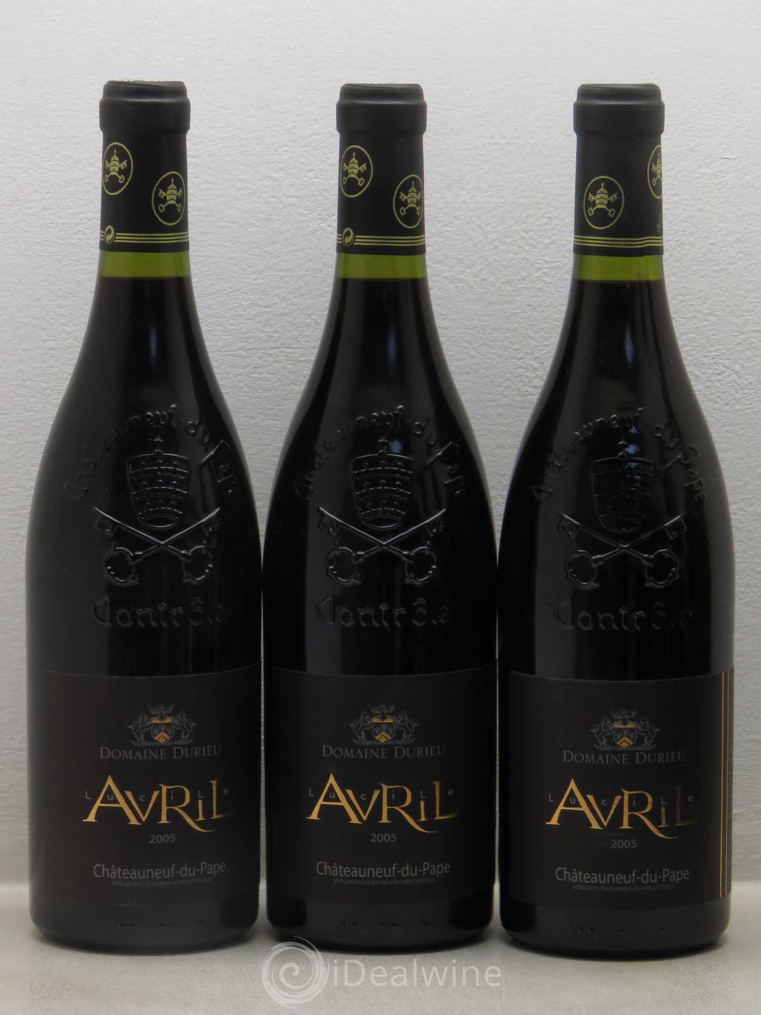 Châteauneuf-du-Pape Lucille Avril Durieu 2005 - Lot de 6 bouteilles - 1