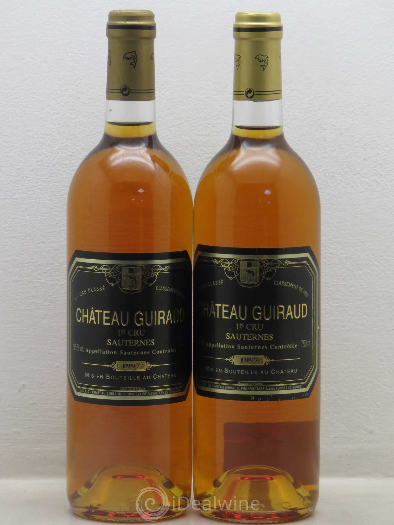 Château Guiraud 1er Grand Cru Classé 1997 - Lotto di 5 bottiglie - 2