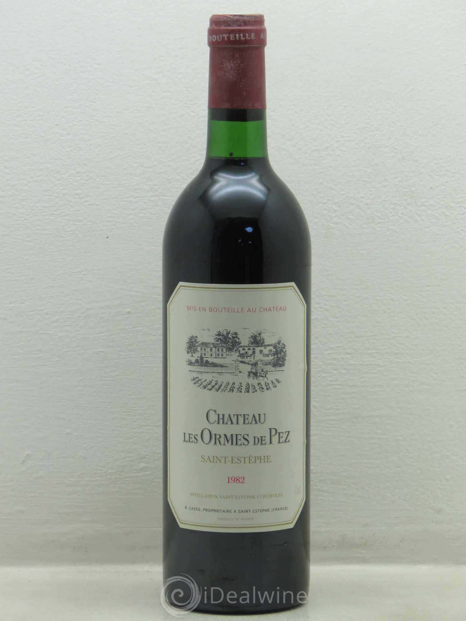Château les Ormes de Pez 1982 - Lot de 1 bouteille - 0