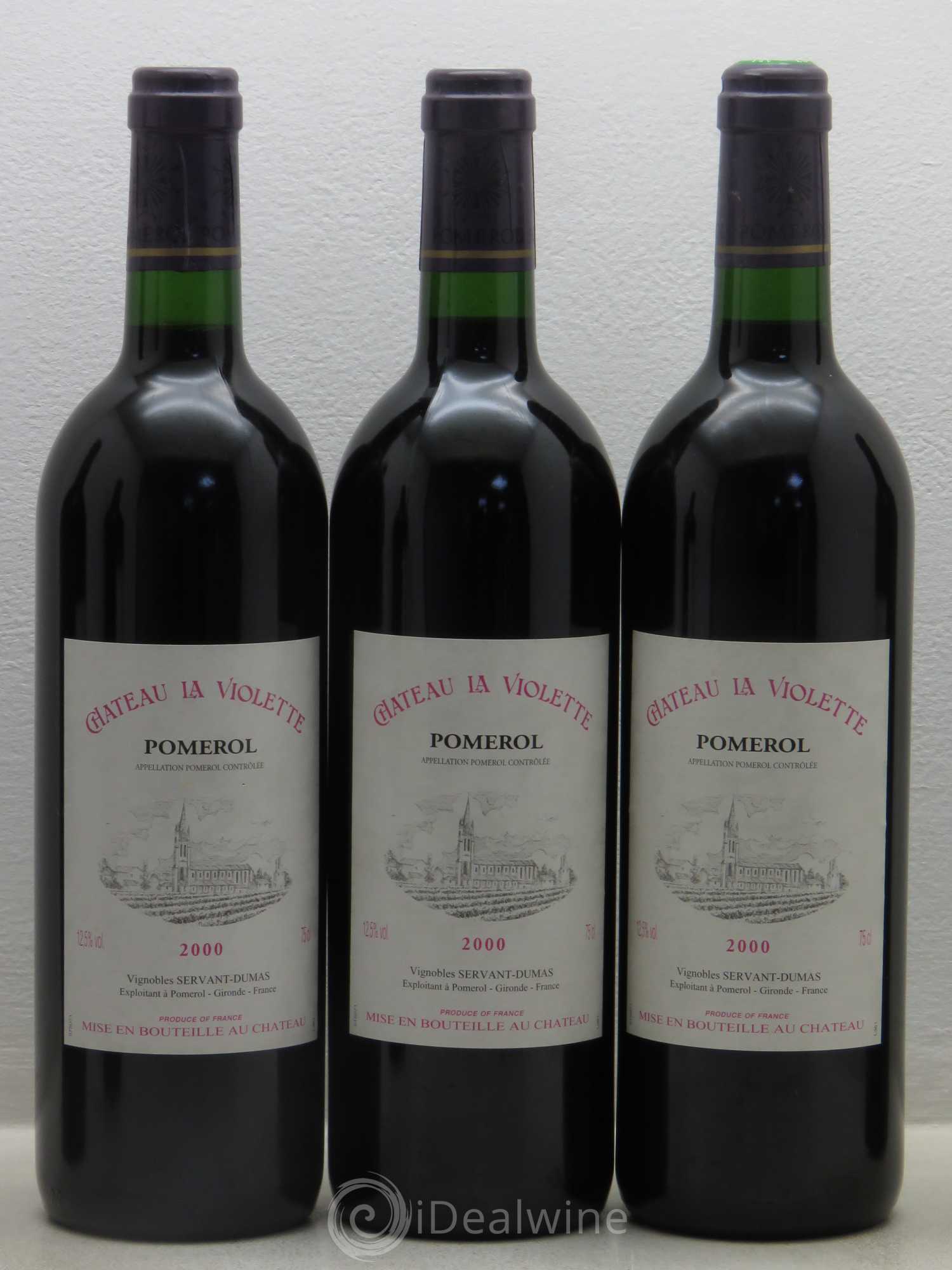 Château la Violette 2000 - Lot de 6 bouteilles - 1