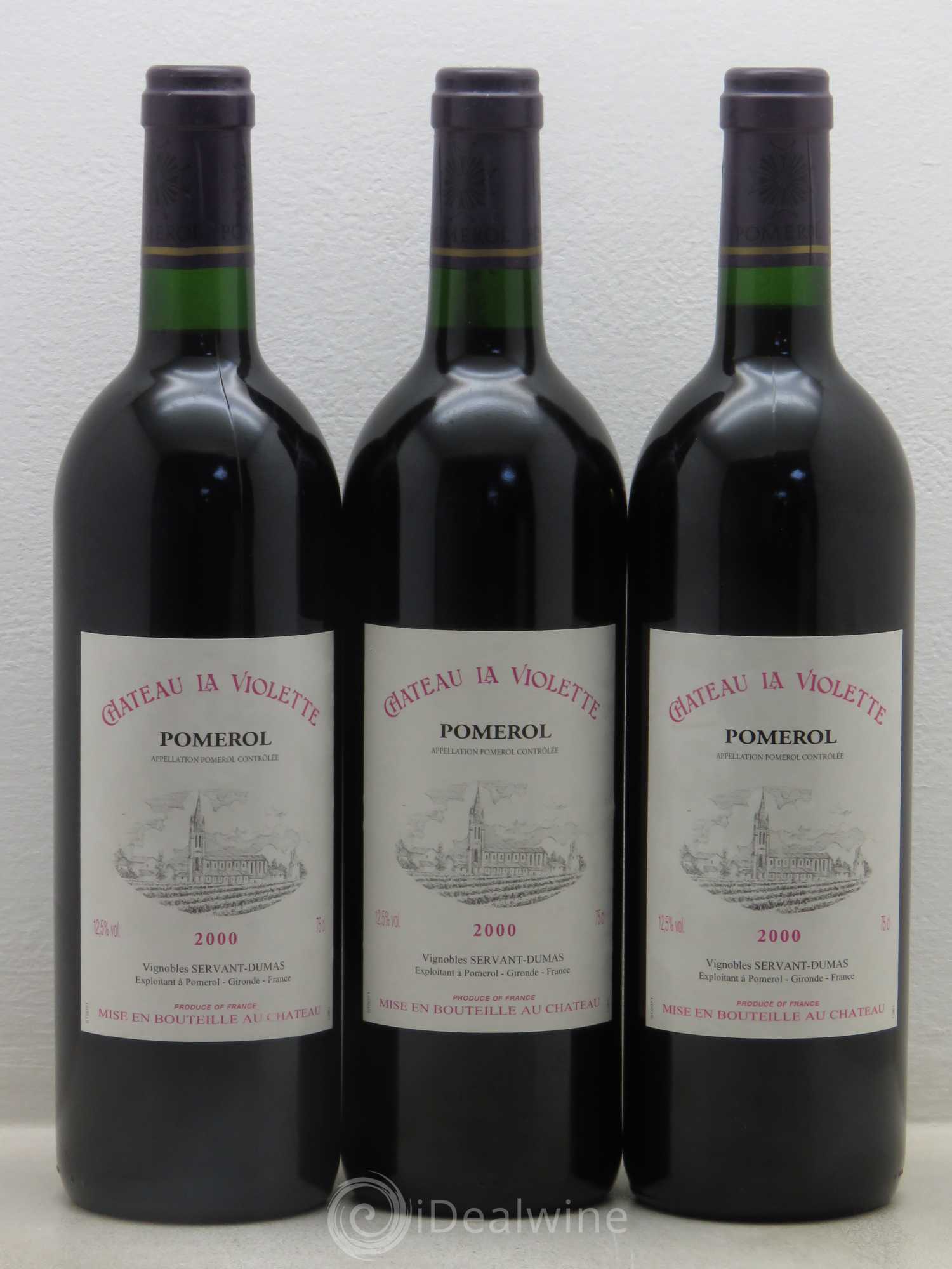 Château la Violette 2000 - Lot de 6 bouteilles - 2