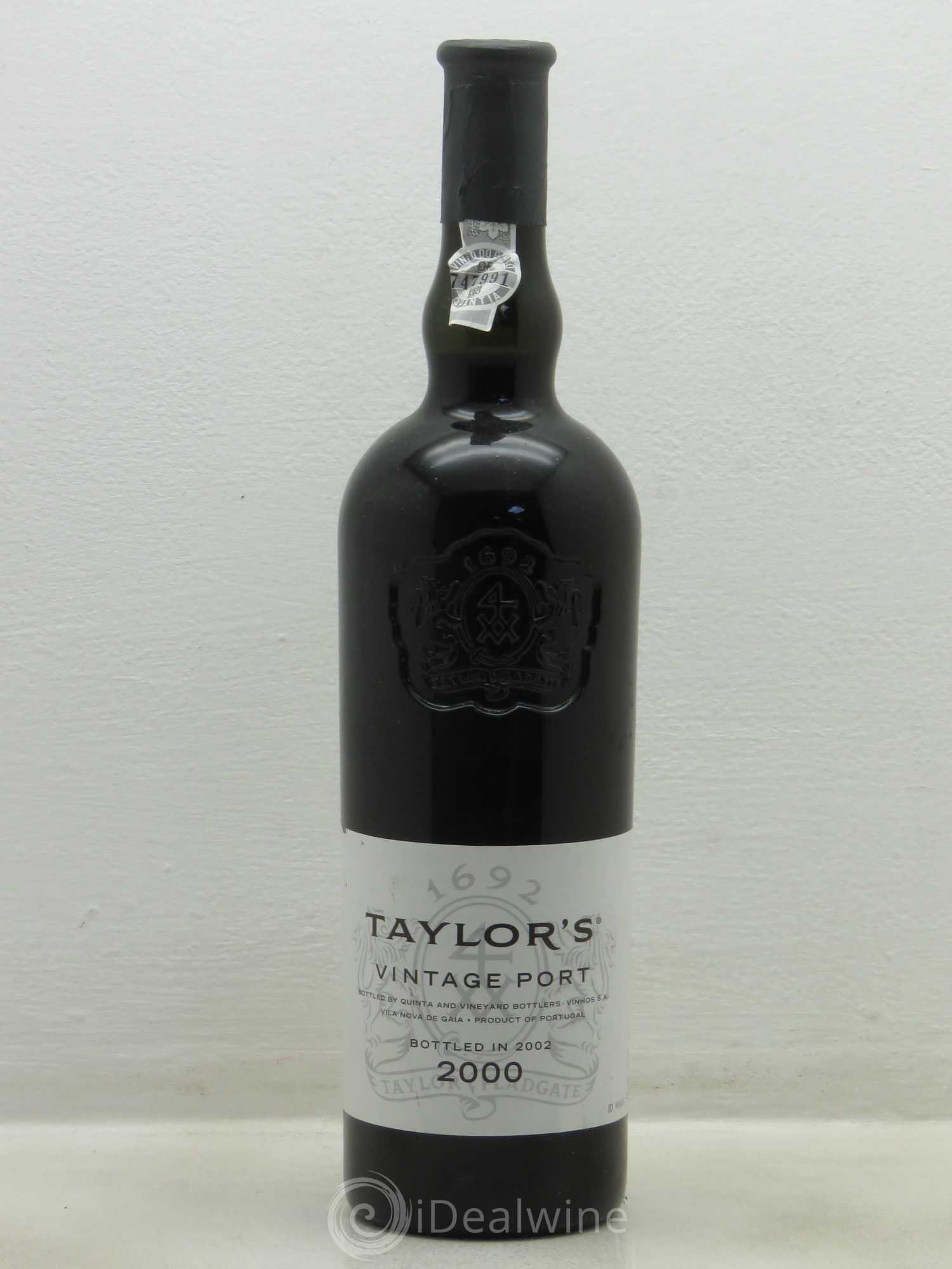 Porto Taylor's Vintage 2000 - Lot de 1 bouteille - 0