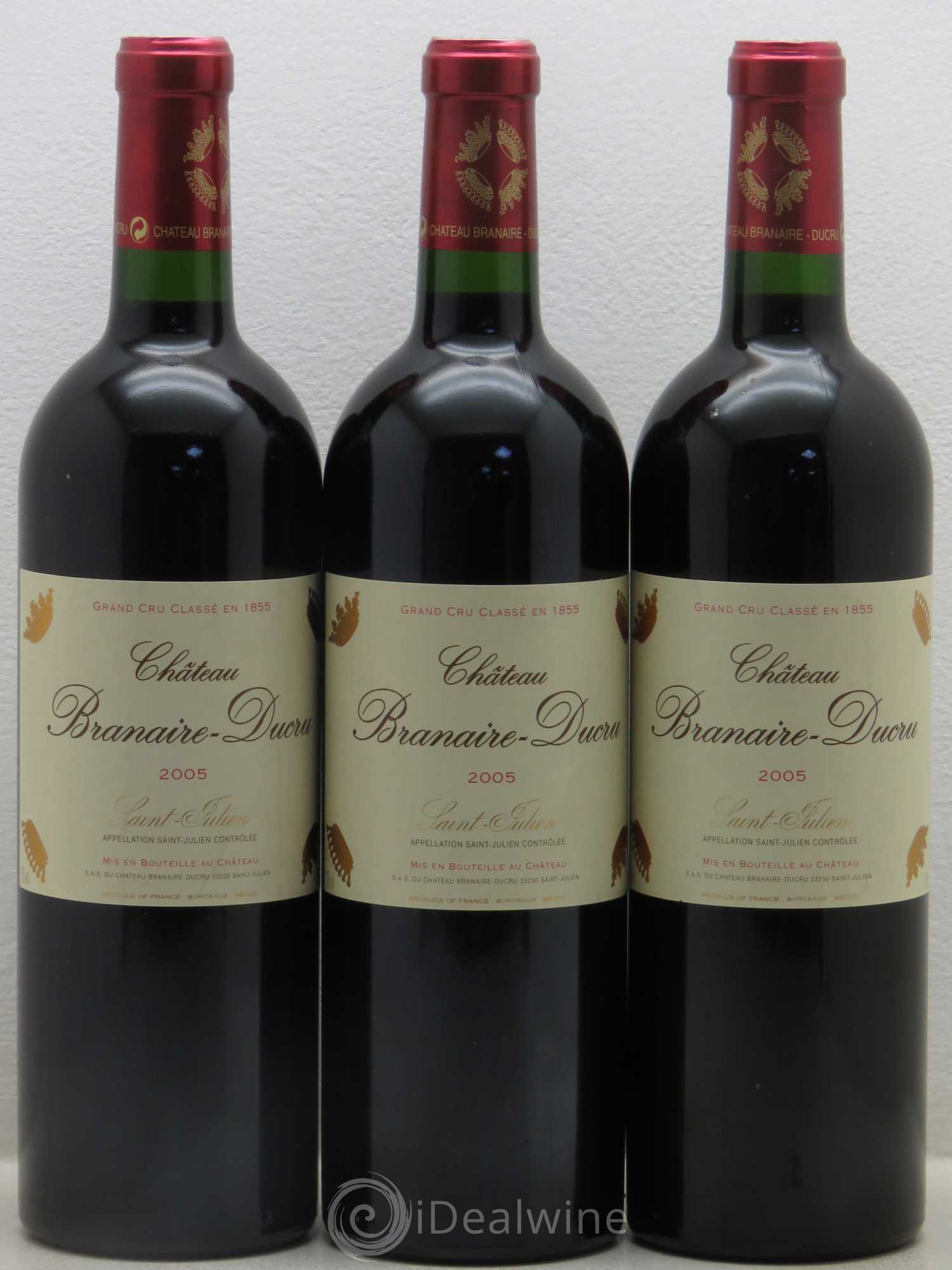 Château Branaire Ducru 4ème Grand Cru Classé 2005 - Lot de 6 bouteilles - 2