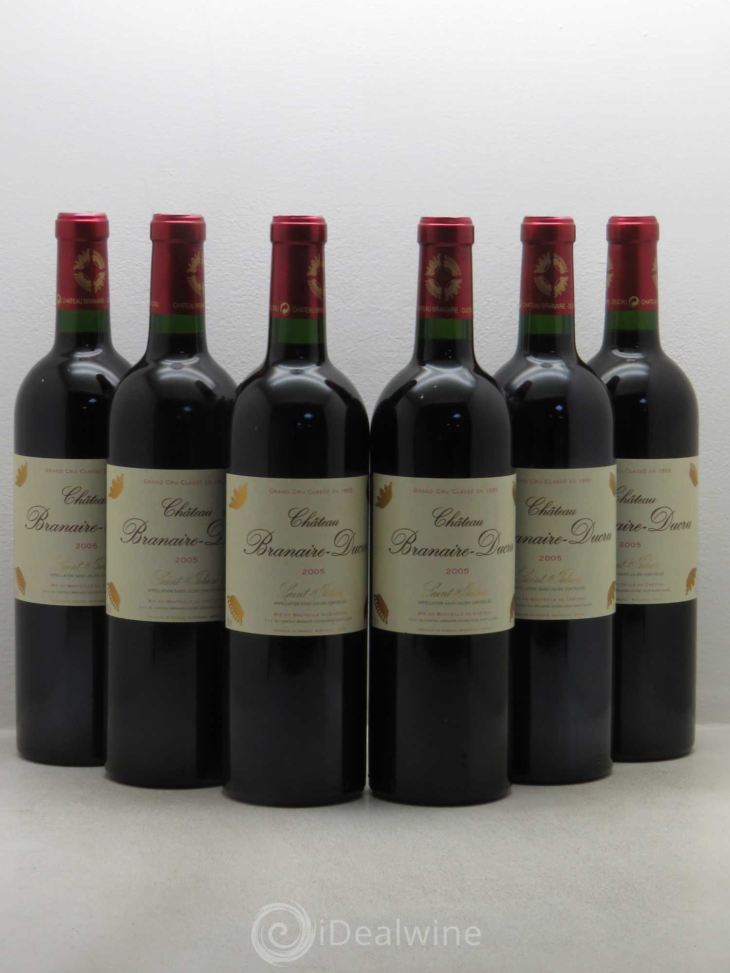 Château Branaire Ducru 4ème Grand Cru Classé 2005 - Lot de 6 bouteilles - 0