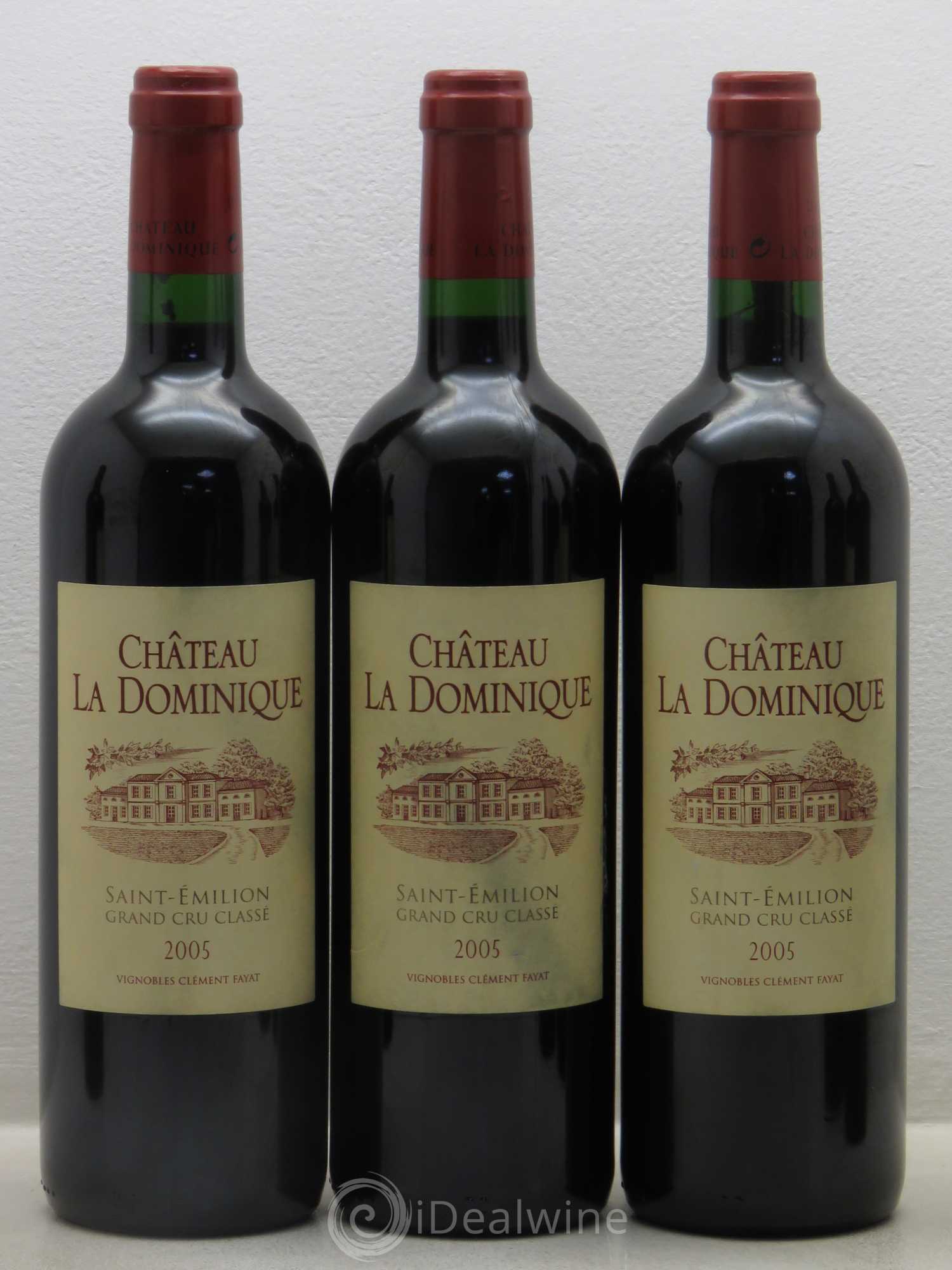 Château la Dominique Grand Cru Classé 2005 - Lot de 6 bouteilles - 1