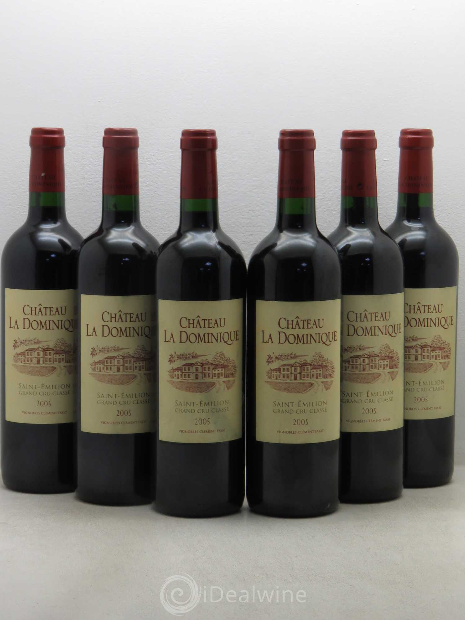 Château la Dominique Grand Cru Classé 2005 - Lot de 6 bouteilles - 0