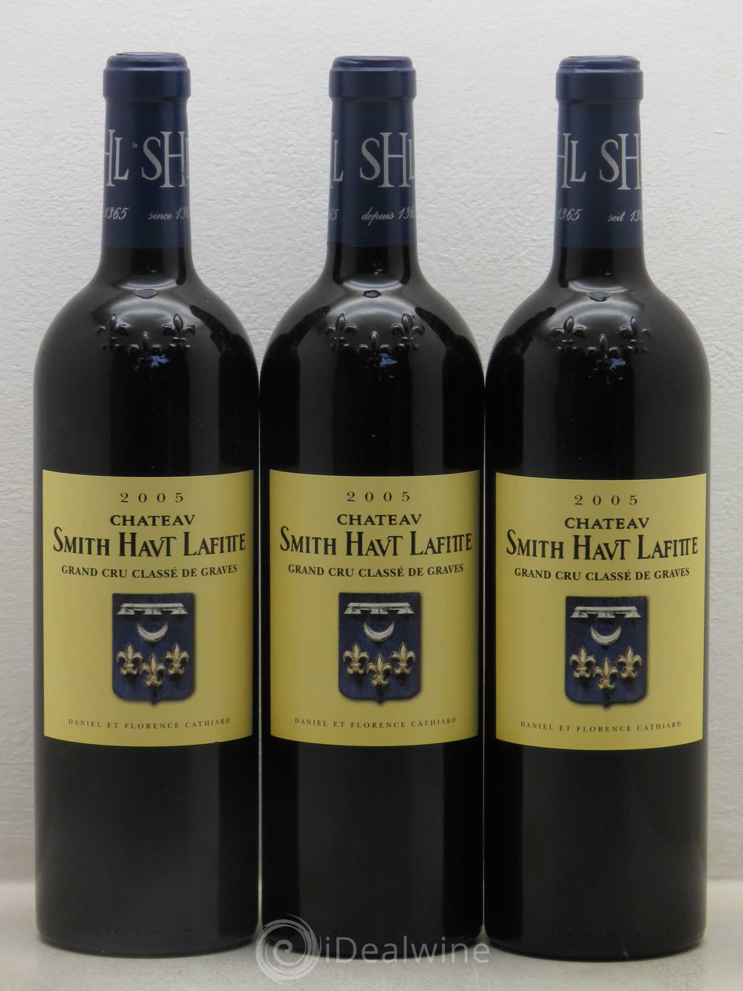 Château Smith Haut Lafitte Cru Classé de Graves 2005 - Lot de 3 bouteilles - 0