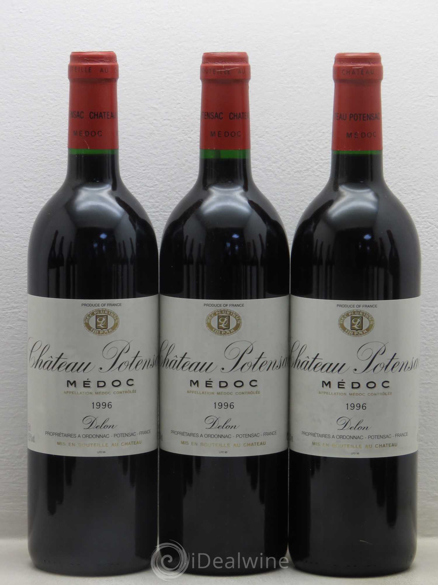Château Potensac 1996 - Lot de 12 bouteilles - 1