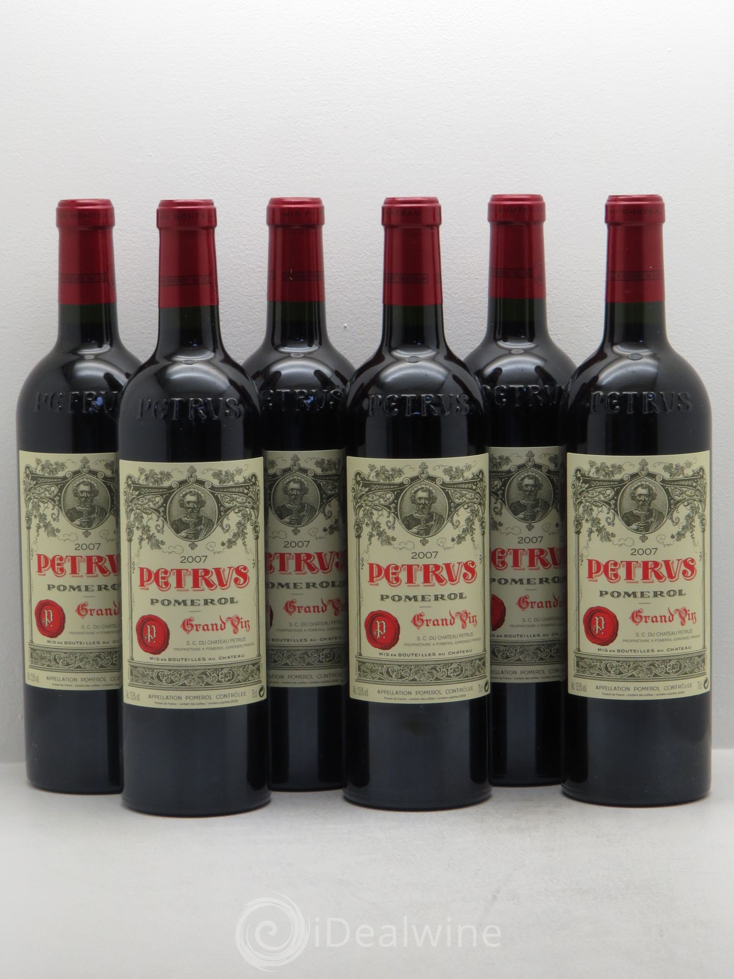 Petrus 2007 - Lot de 6 bouteilles - 0