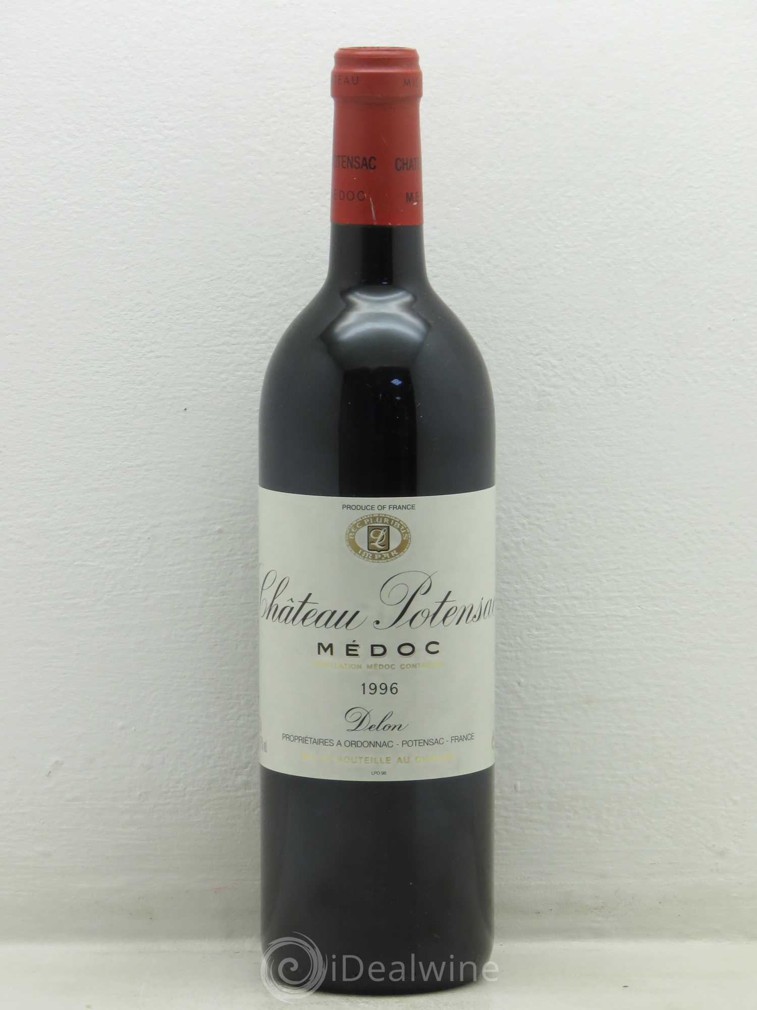 Château Potensac 1996 - Lot de 1 bouteille - 0