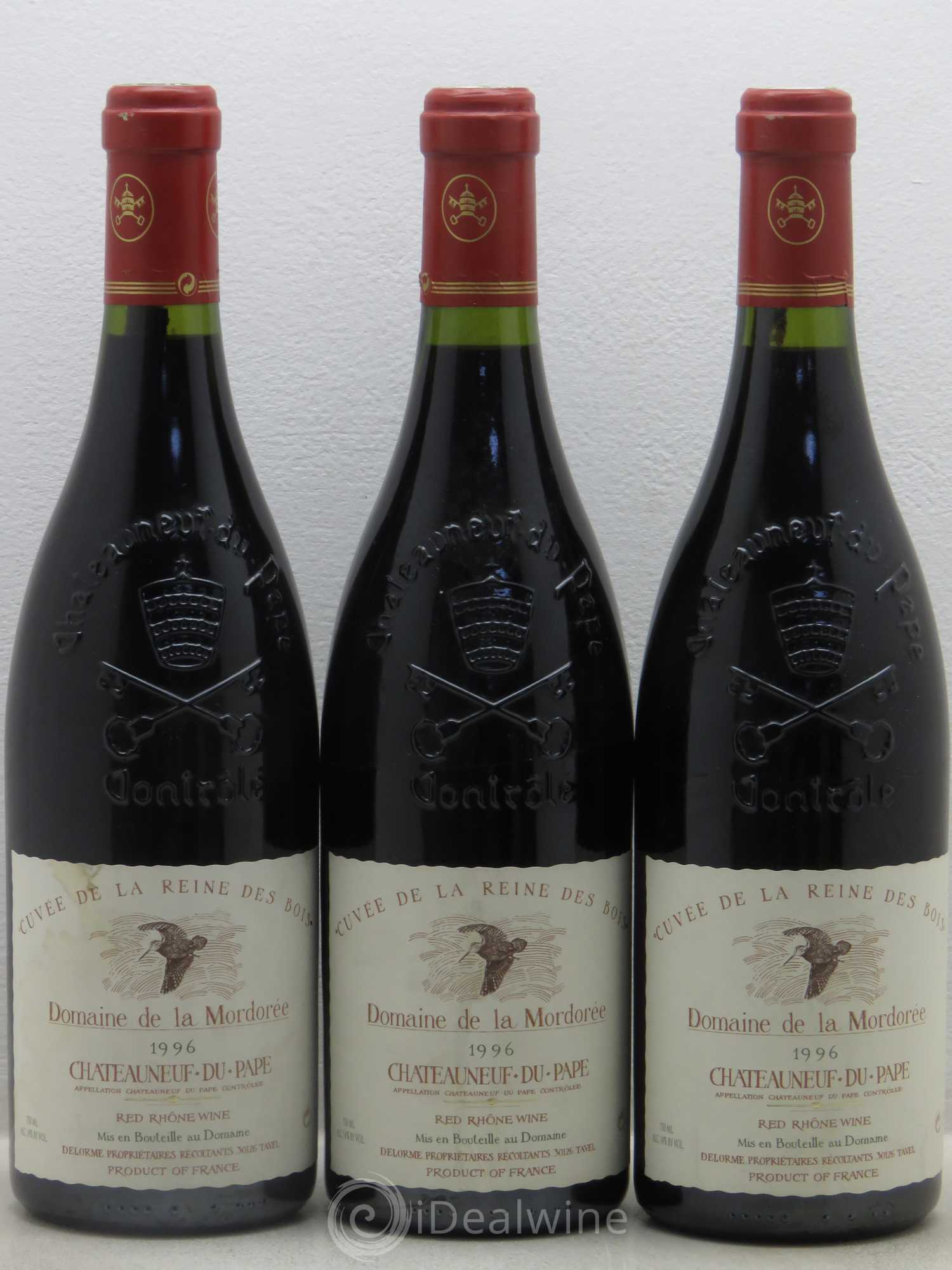 Châteauneuf-du-Pape  Cuvée de la Reine des Bois La Mordorée (Domaine de) 1996 - Lot de 6 bouteilles - 2