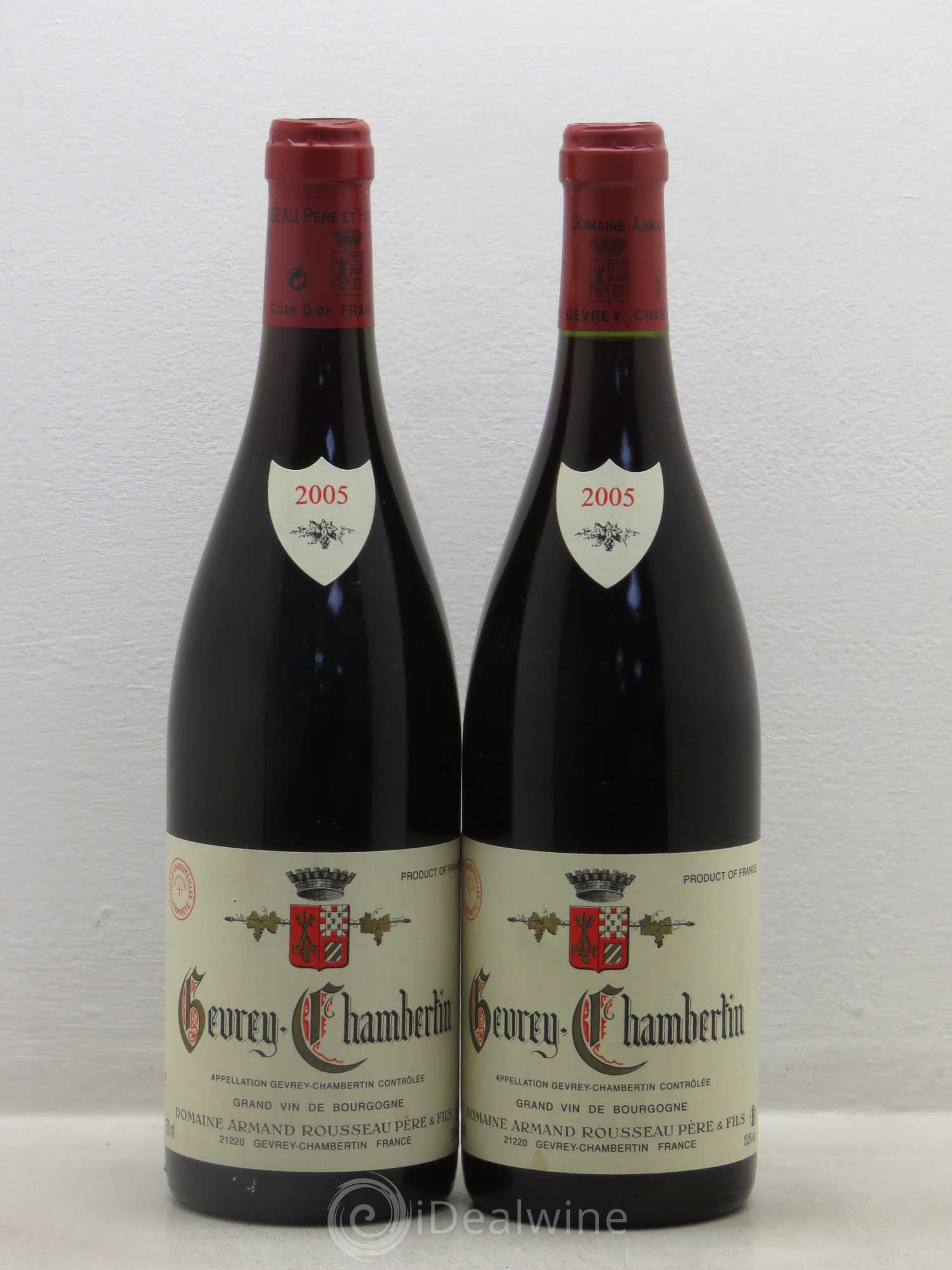 Gevrey-Chambertin Armand Rousseau (Domaine) 2005 - Lot de 2 bouteilles - 0