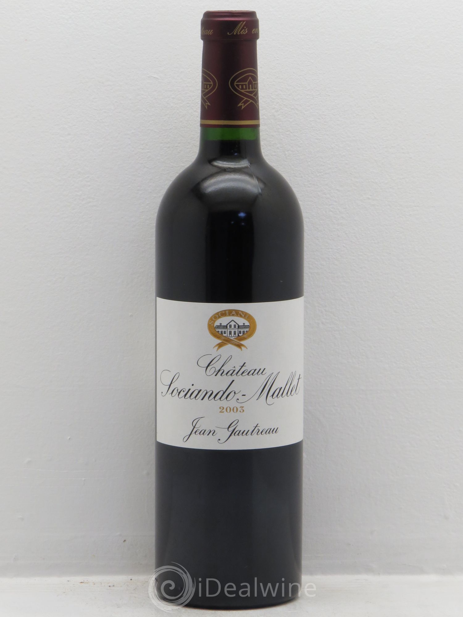 Château Sociando Mallet 2003 - Lot de 6 bouteilles - 0
