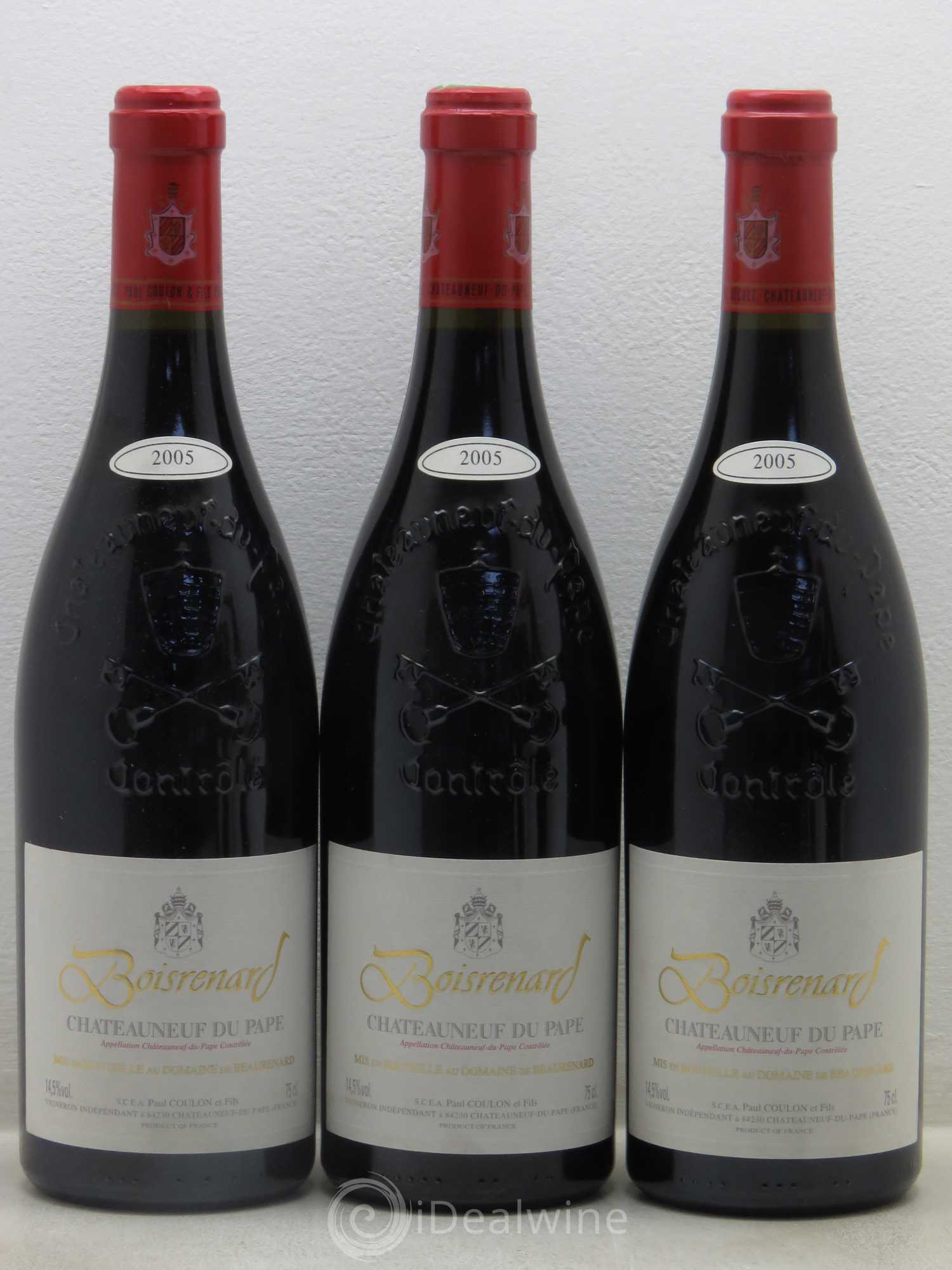 Châteauneuf-du-Pape Cuvée Boisrenard Beaurenard (Domaine de) 2005 - Lot de 6 bouteilles - 1