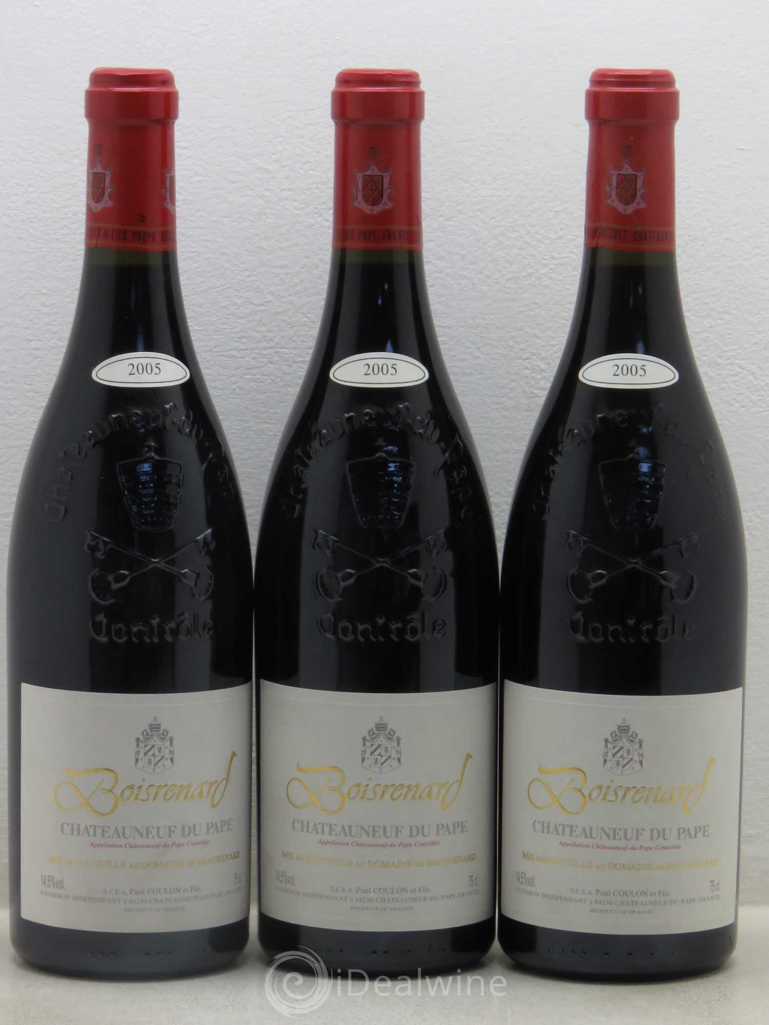 Châteauneuf-du-Pape Cuvée Boisrenard Beaurenard (Domaine de) 2005 - Lot de 6 bouteilles - 2
