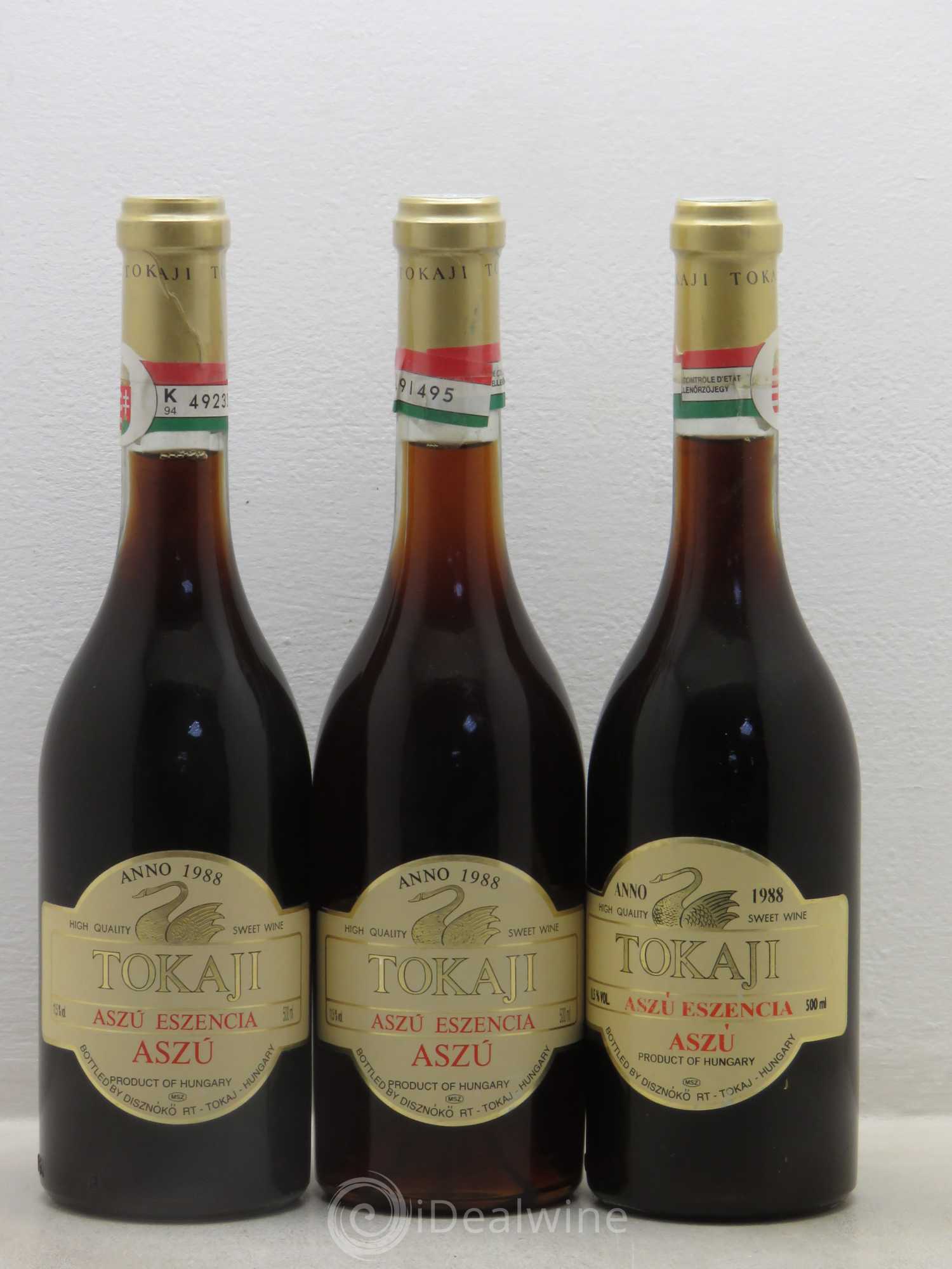 Tokaji 1988 - Lotto di 3 bottiglie - 0