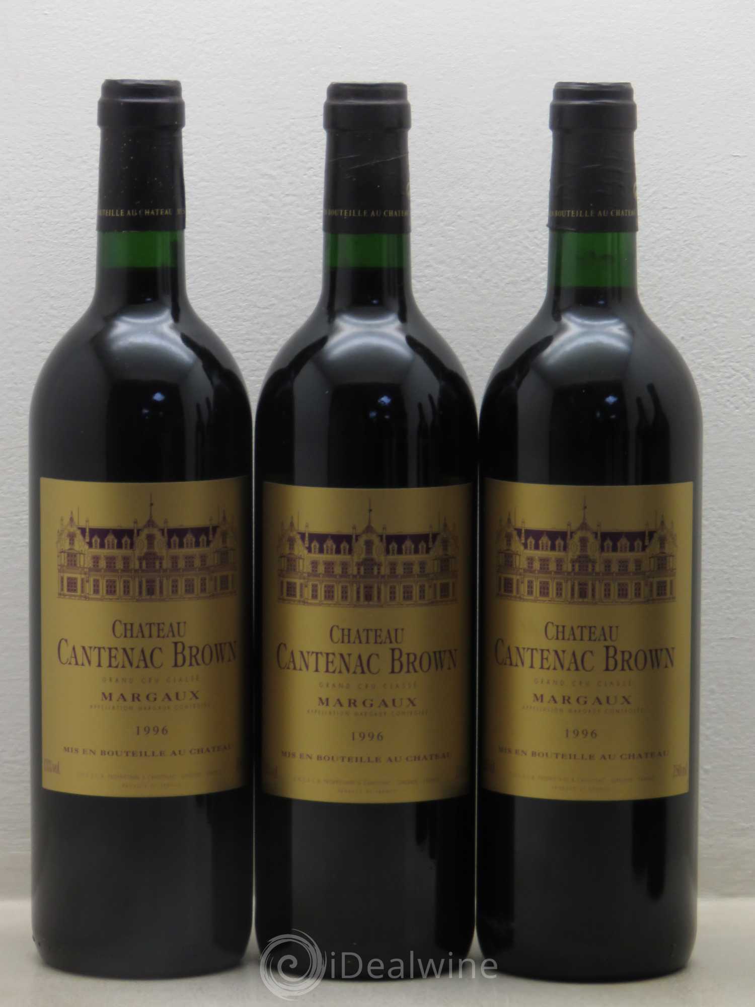 Château Cantenac Brown 3ème Grand Cru Classé 1996 - Lot de 5 bouteilles - 1