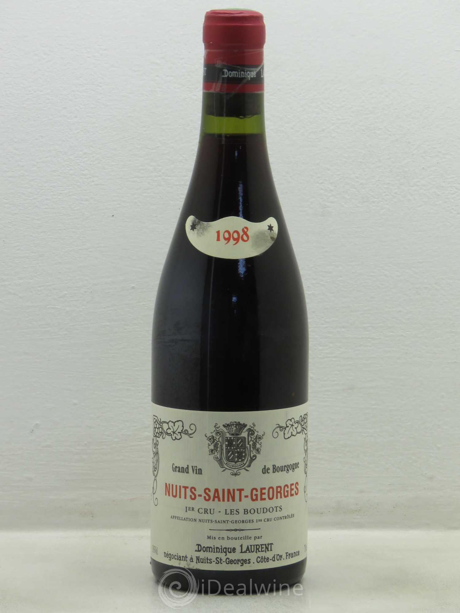 Nuits-Saint-Georges 1er Cru Les Boudots D. Laurent 1998 - Posten von 1 Flasche - 0