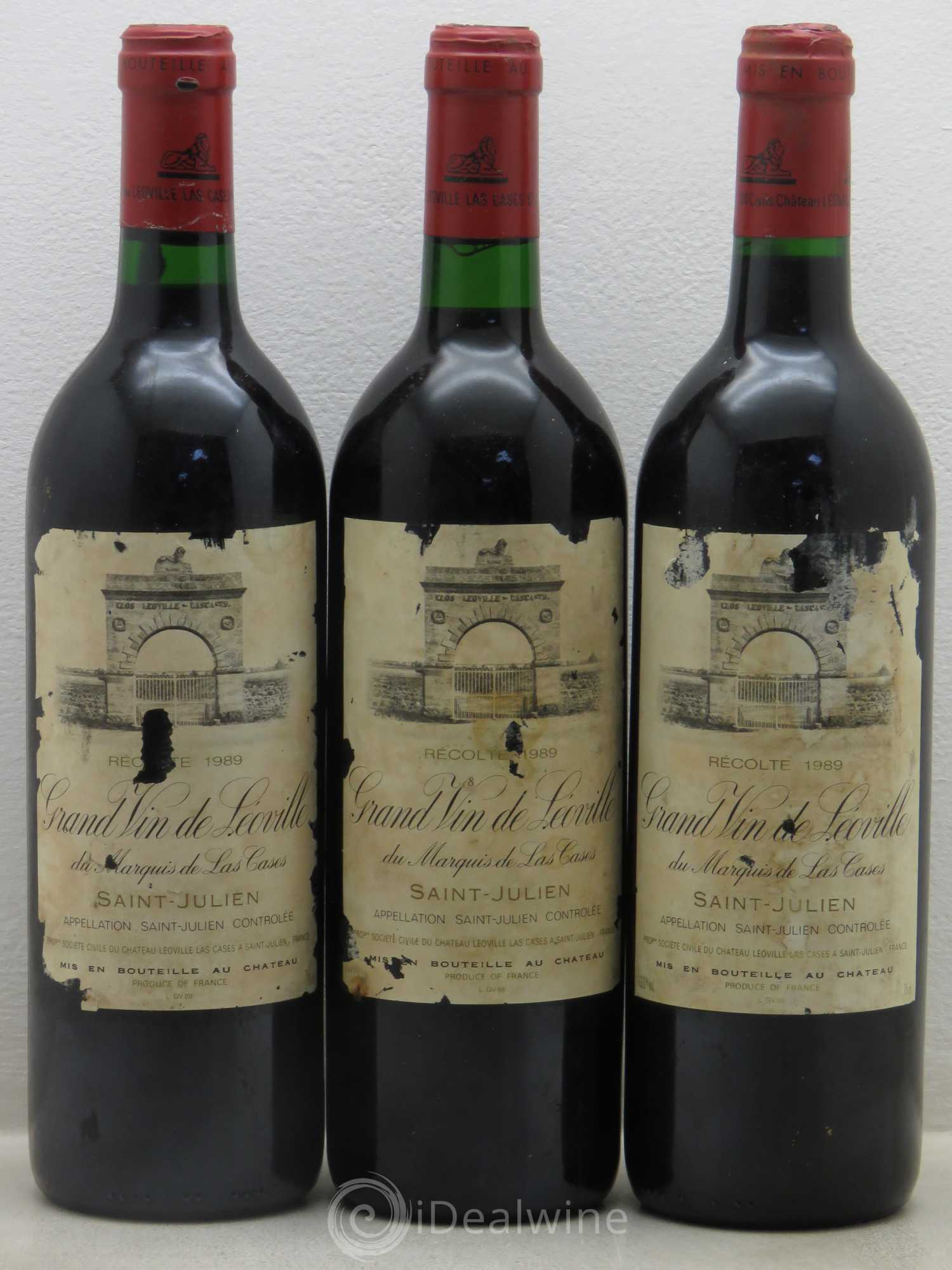 Château Léoville Las Cases 2ème Grand Cru Classé 1989 - Lot de 6 bouteilles - 2