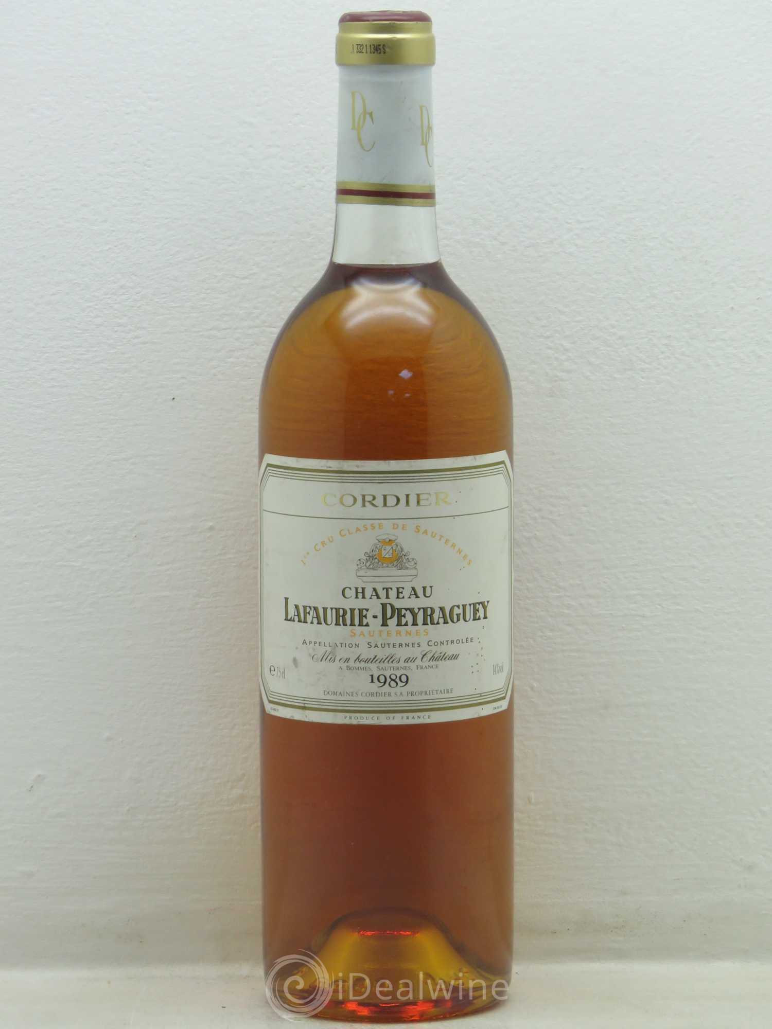 Château Lafaurie-Peyraguey 1er Grand Cru Classé 1989 - Lotto di 1 bottiglia - 0