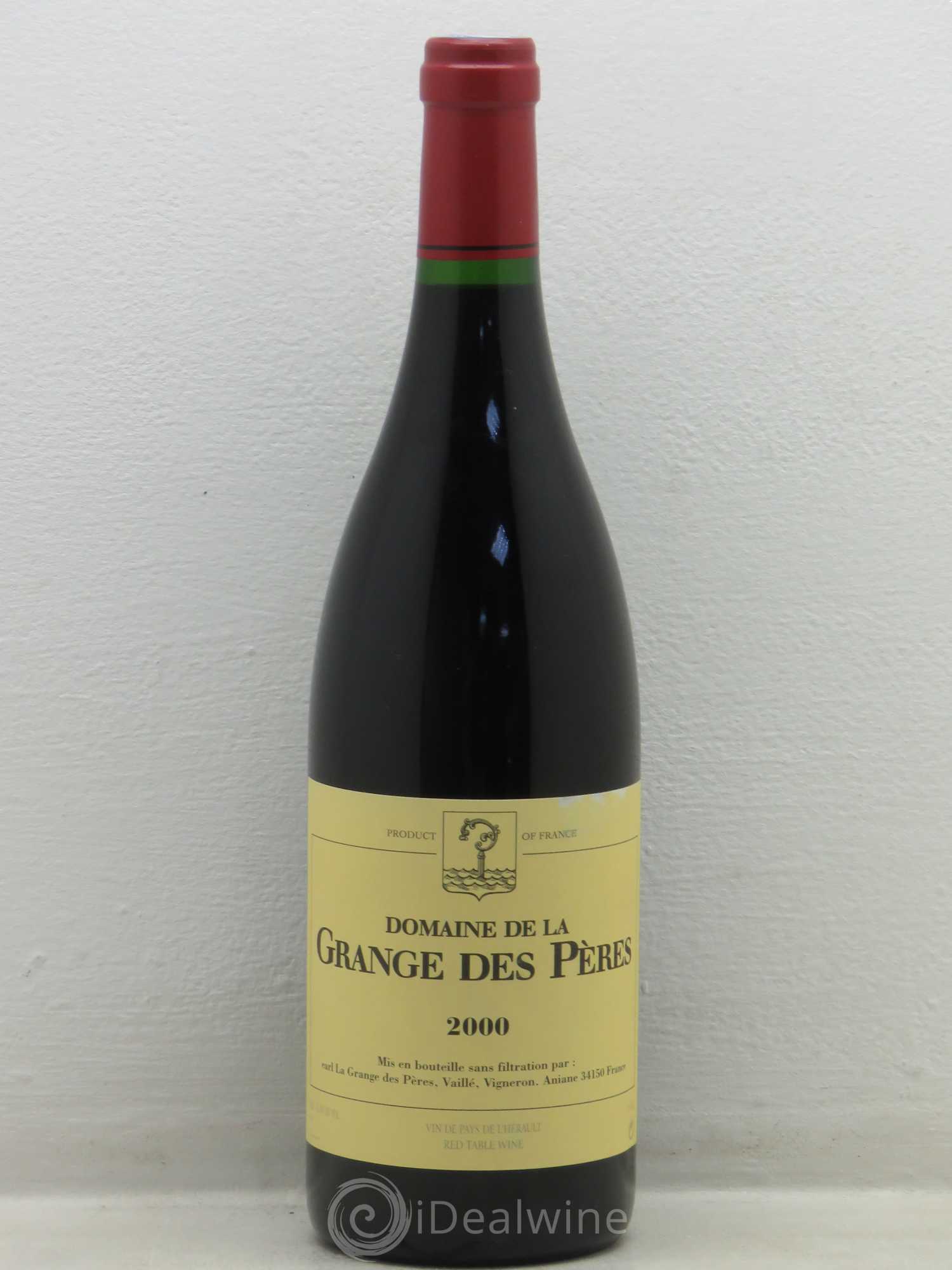 Pays d'Hérault Grange des Pères Laurent Vaillé 2000 - Lot de 1 bouteille - 0