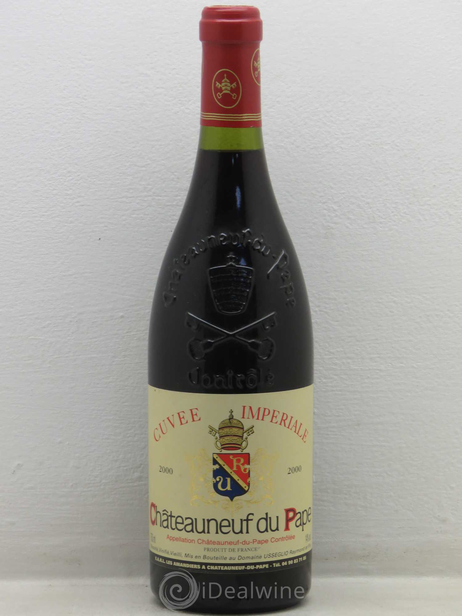 Châteauneuf-du-Pape Cuvée Impériale Raymond Usseglio & Fils (Domaine) 2000 - Lot de 1 bouteille - 0