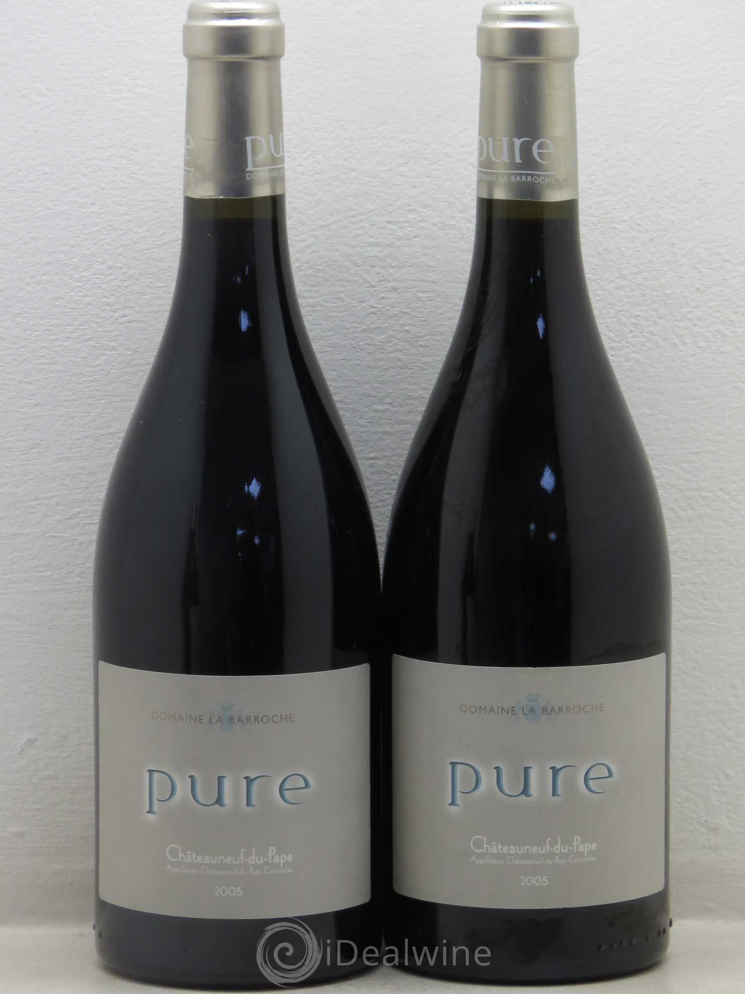Châteauneuf-du-Pape Cuvée Pure Domaine La Barroche 2005 - Lot de 2 bouteilles - 0