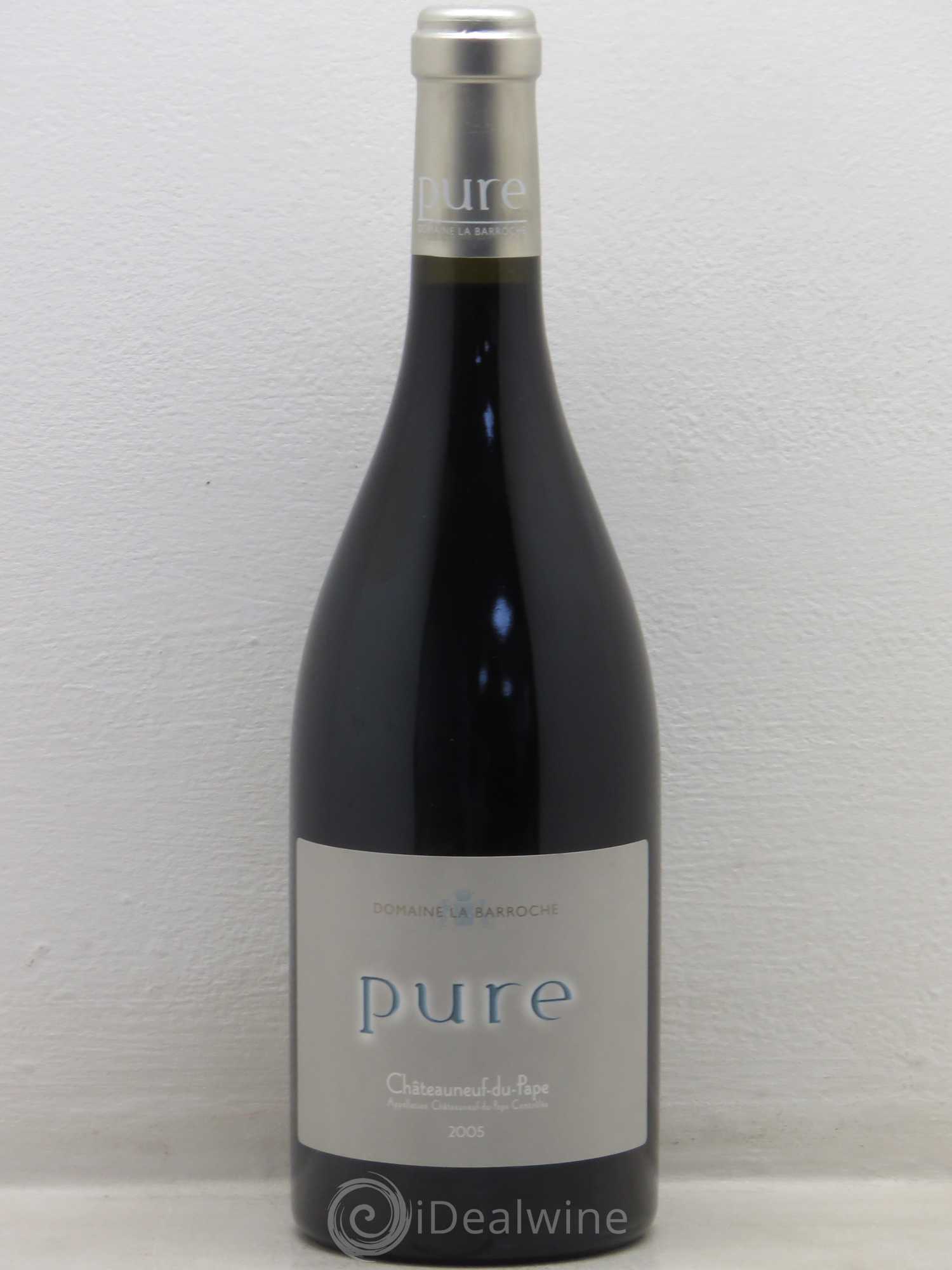 Châteauneuf-du-Pape Cuvée Pure Domaine La Barroche 2005 - Lot de 1 bouteille - 0