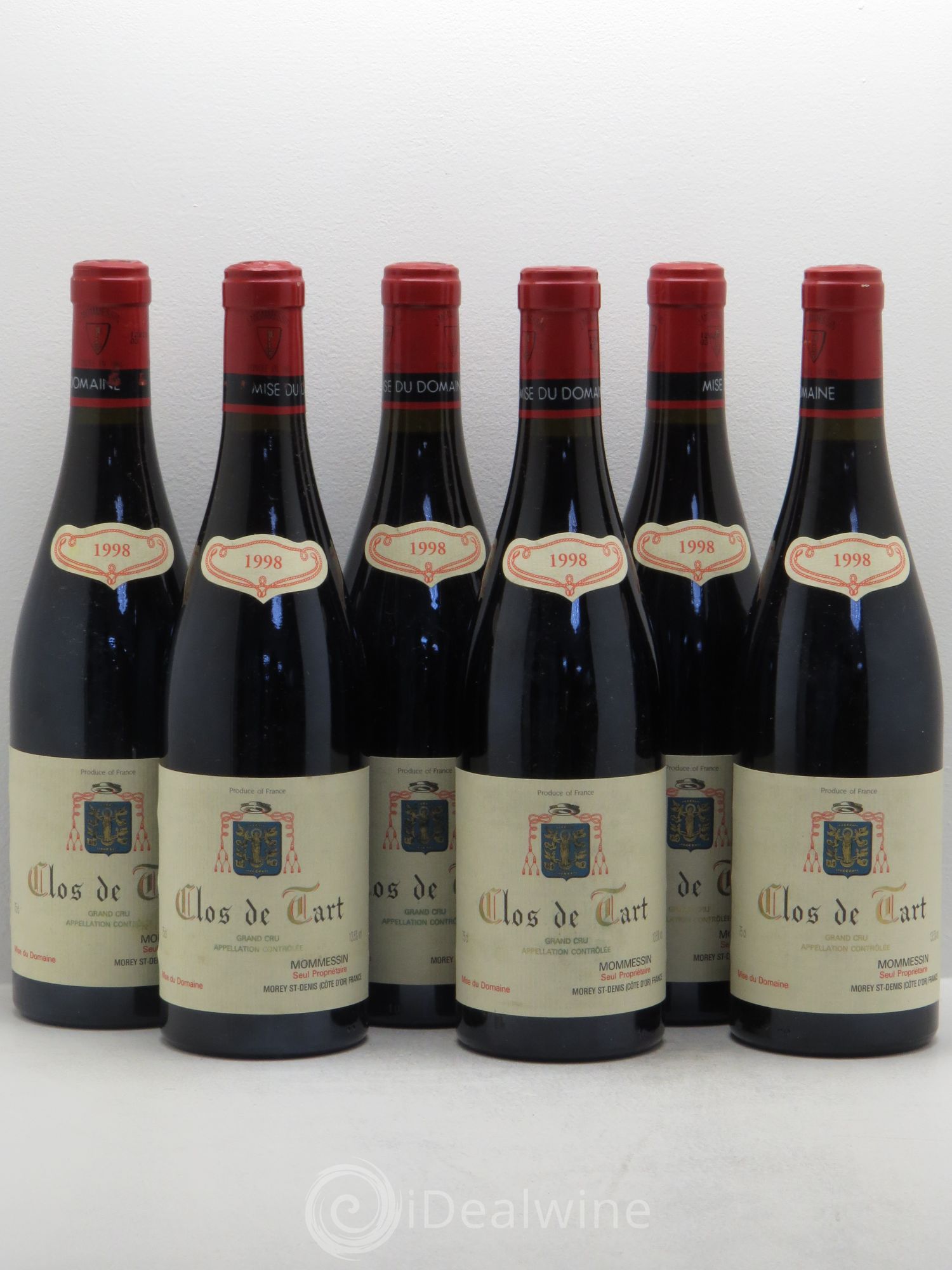 Clos de Tart Grand Cru Clos de Tart 1998 - Lot de 6 bouteilles - 0