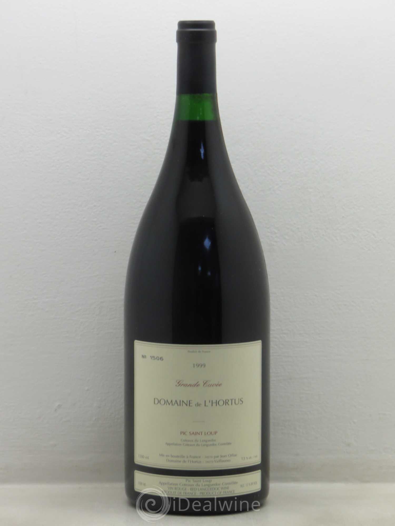 Pic Saint-Loup Domaine de L'Hortus Grande Cuvée Famille Orliac 1999 - Lot de 1 magnum - 0