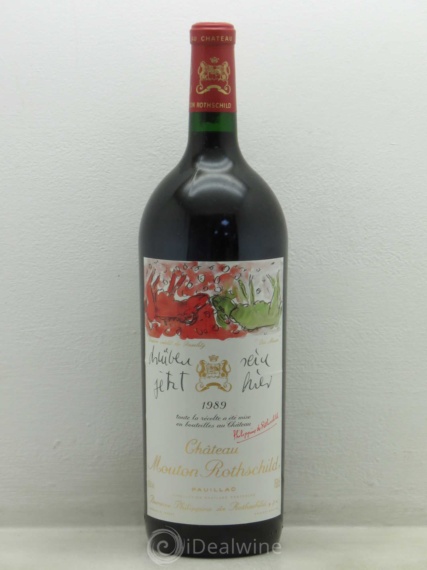 Château Mouton Rothschild 1er Grand Cru Classé 1989 - Lot de 1 magnum - 0