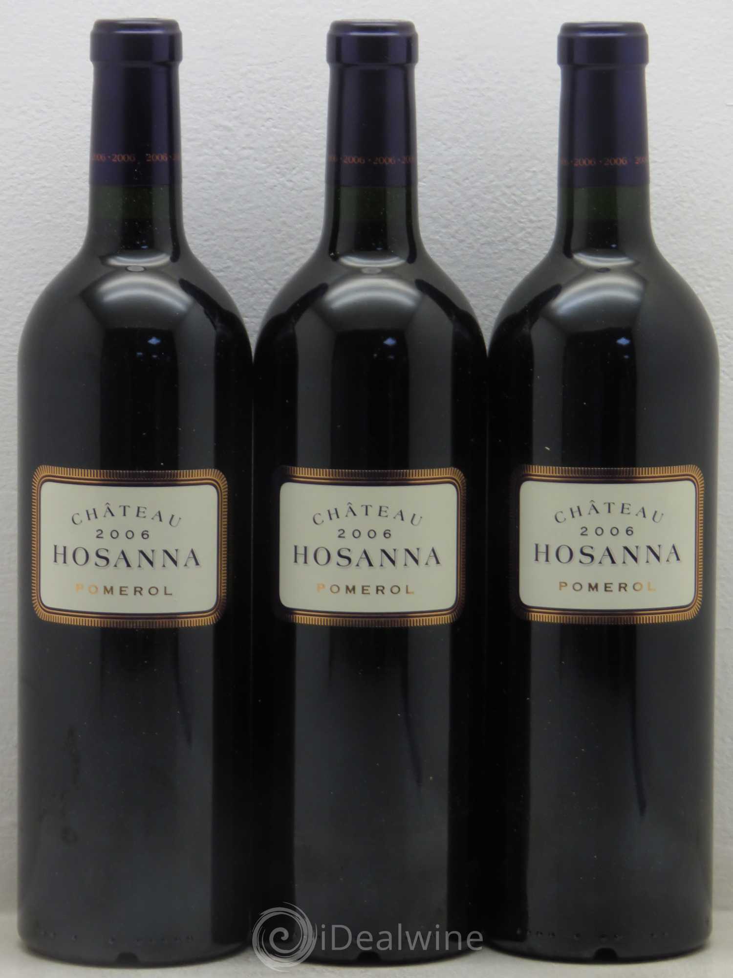 Château Hosanna 2006 - Lot de 3 bouteilles - 0