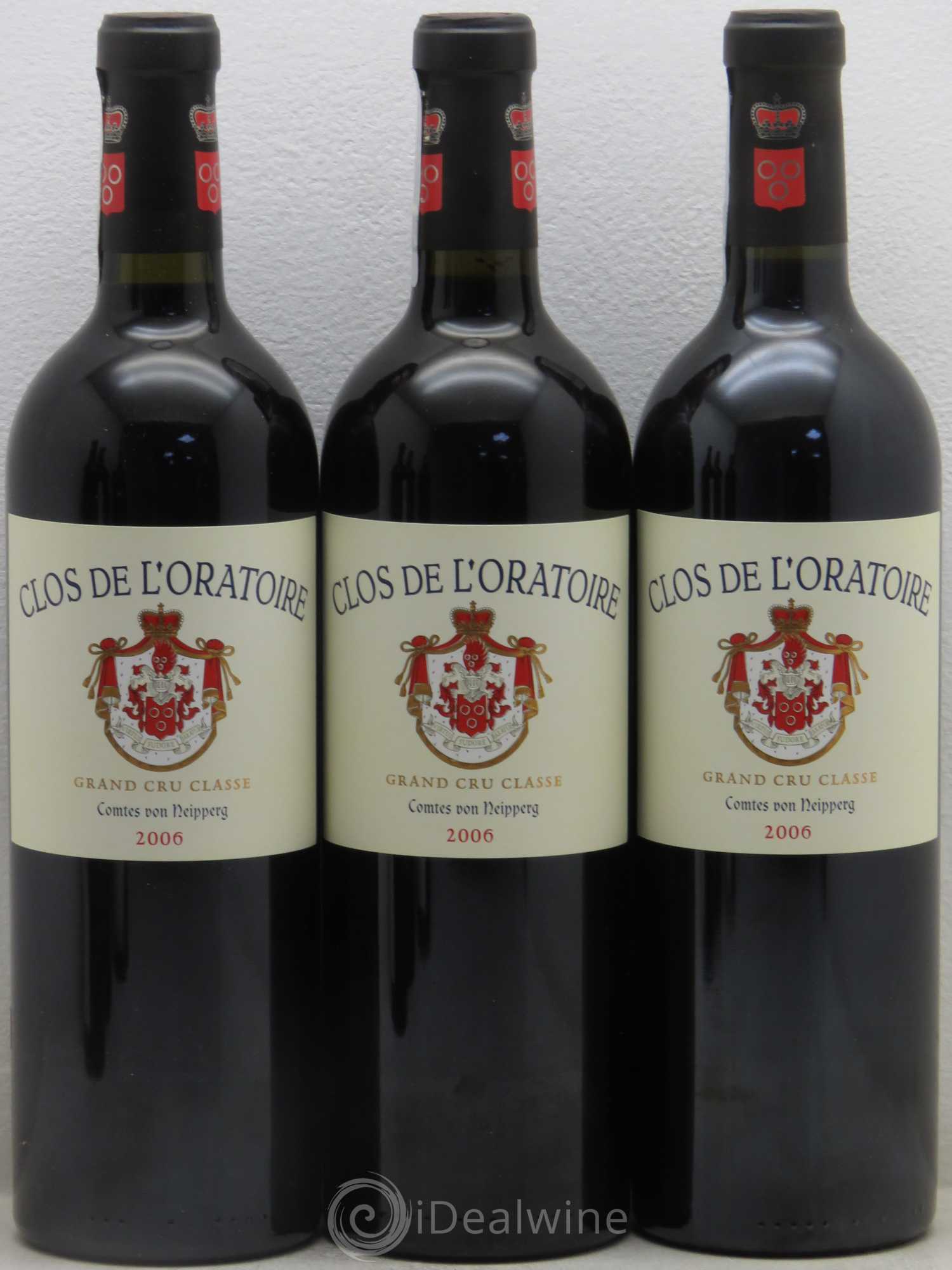 Clos de l'Oratoire Grand Cru Classé 2006 - Lot de 6 bouteilles - 1