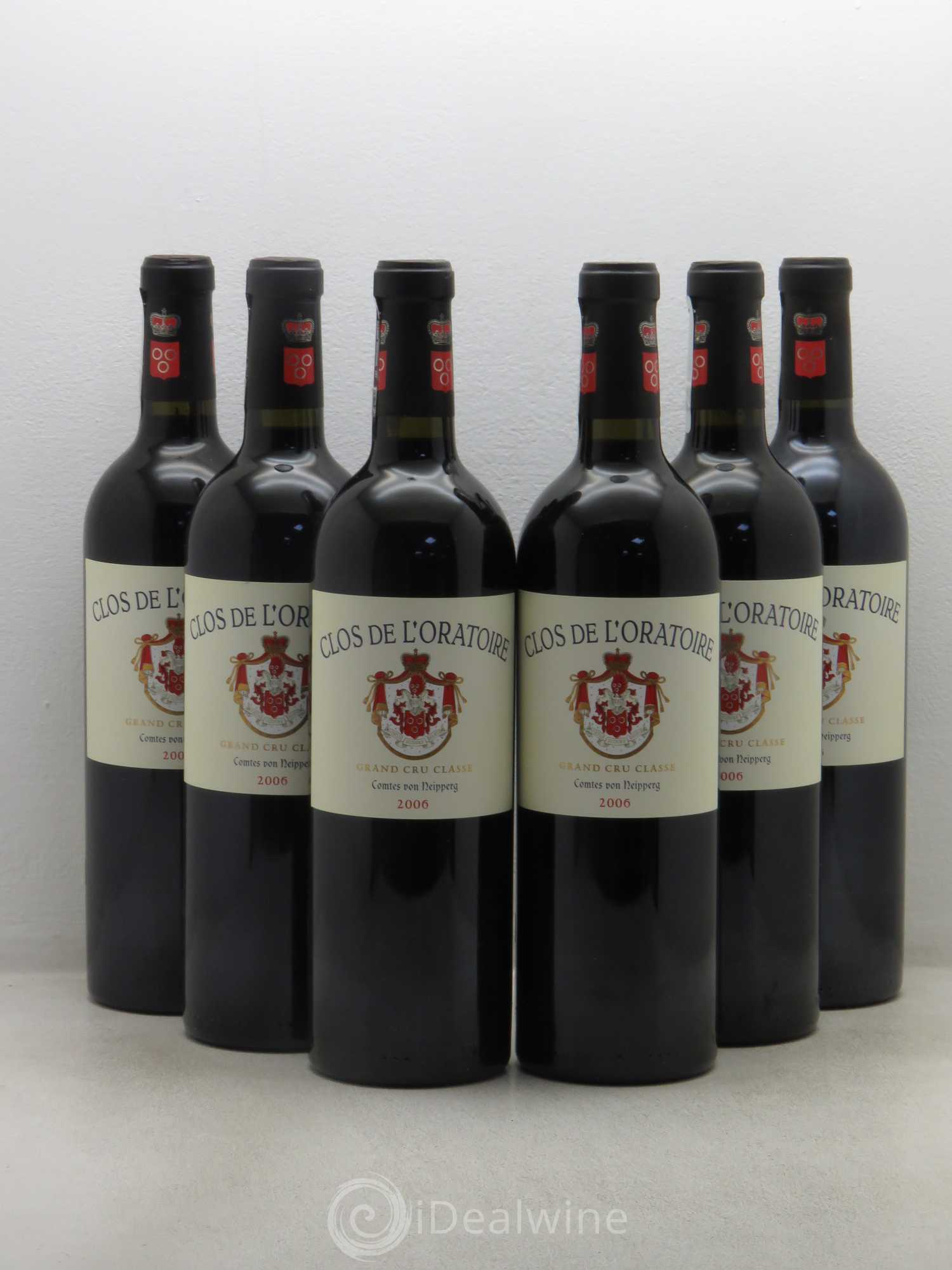 Clos de l'Oratoire Grand Cru Classé 2006 - Lot de 6 bouteilles - 0