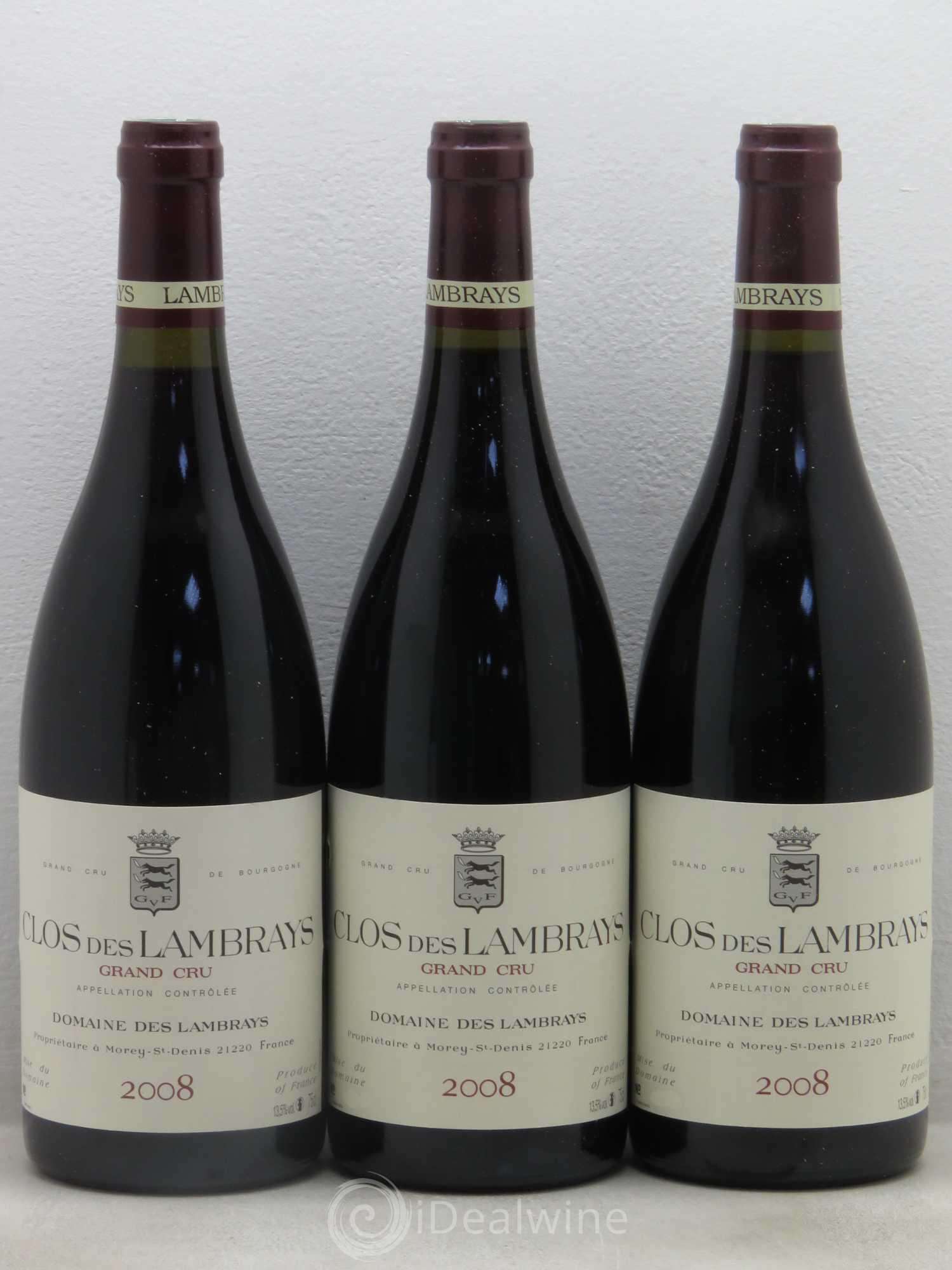 Clos des Lambrays Grand Cru Domaine des Lambrays 2008 - Lot de 6 bouteilles - 2