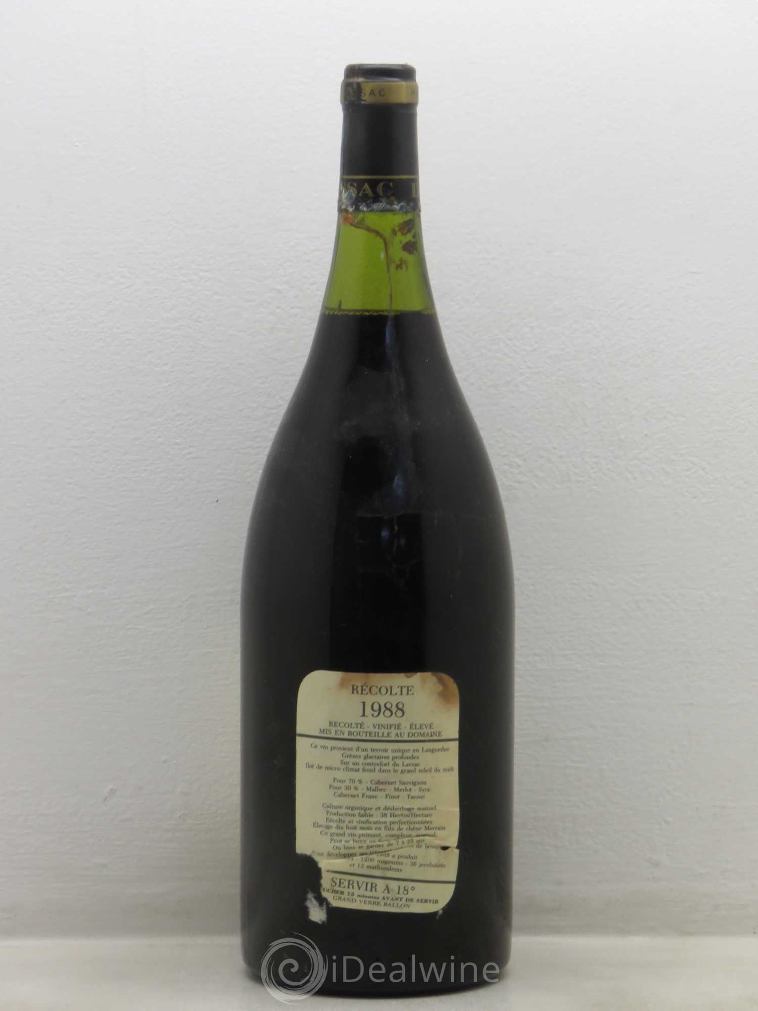 Saint-Guilhem-le-Désert - Cité d'Aniane Mas Daumas Gassac Famille Guibert de La Vaissière 1988 - Lot de 1 magnum - 1