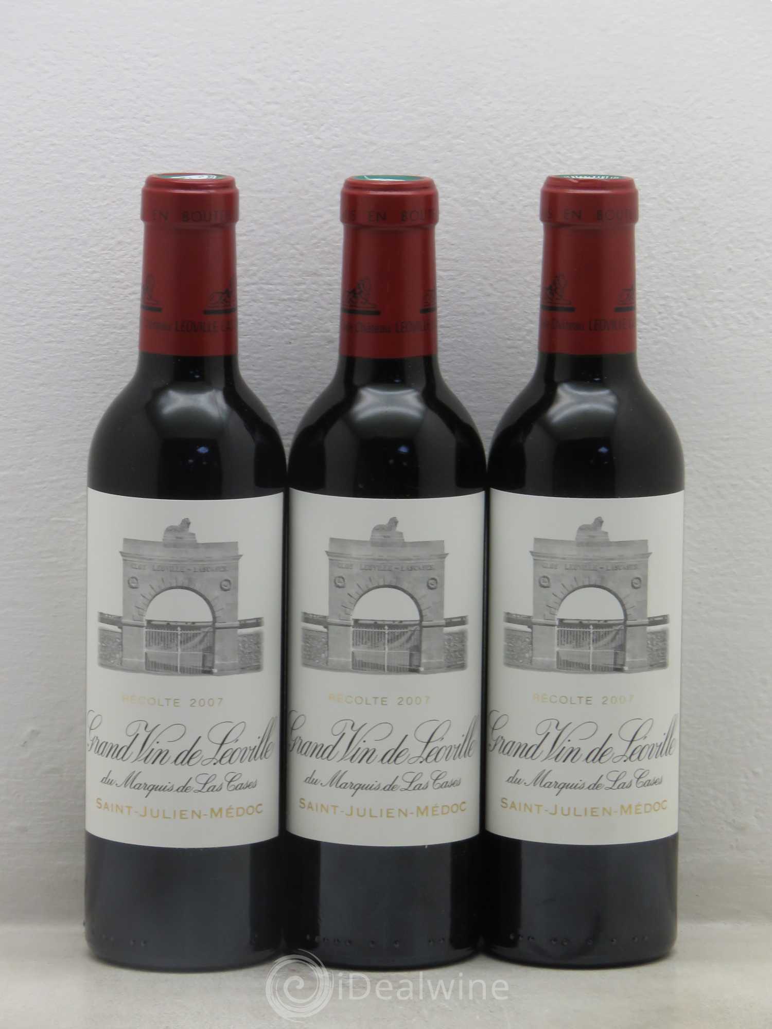 Château Léoville Las Cases 2ème Grand Cru Classé 2007 - Lot de 12 demi bouteilles - 2