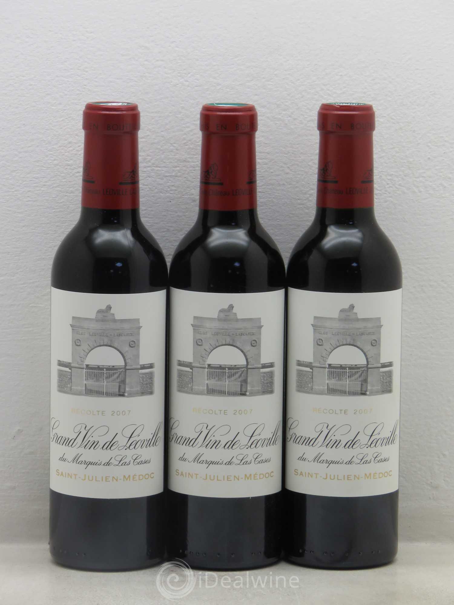 Château Léoville Las Cases 2ème Grand Cru Classé 2007 - Lot de 12 demi bouteilles - 3