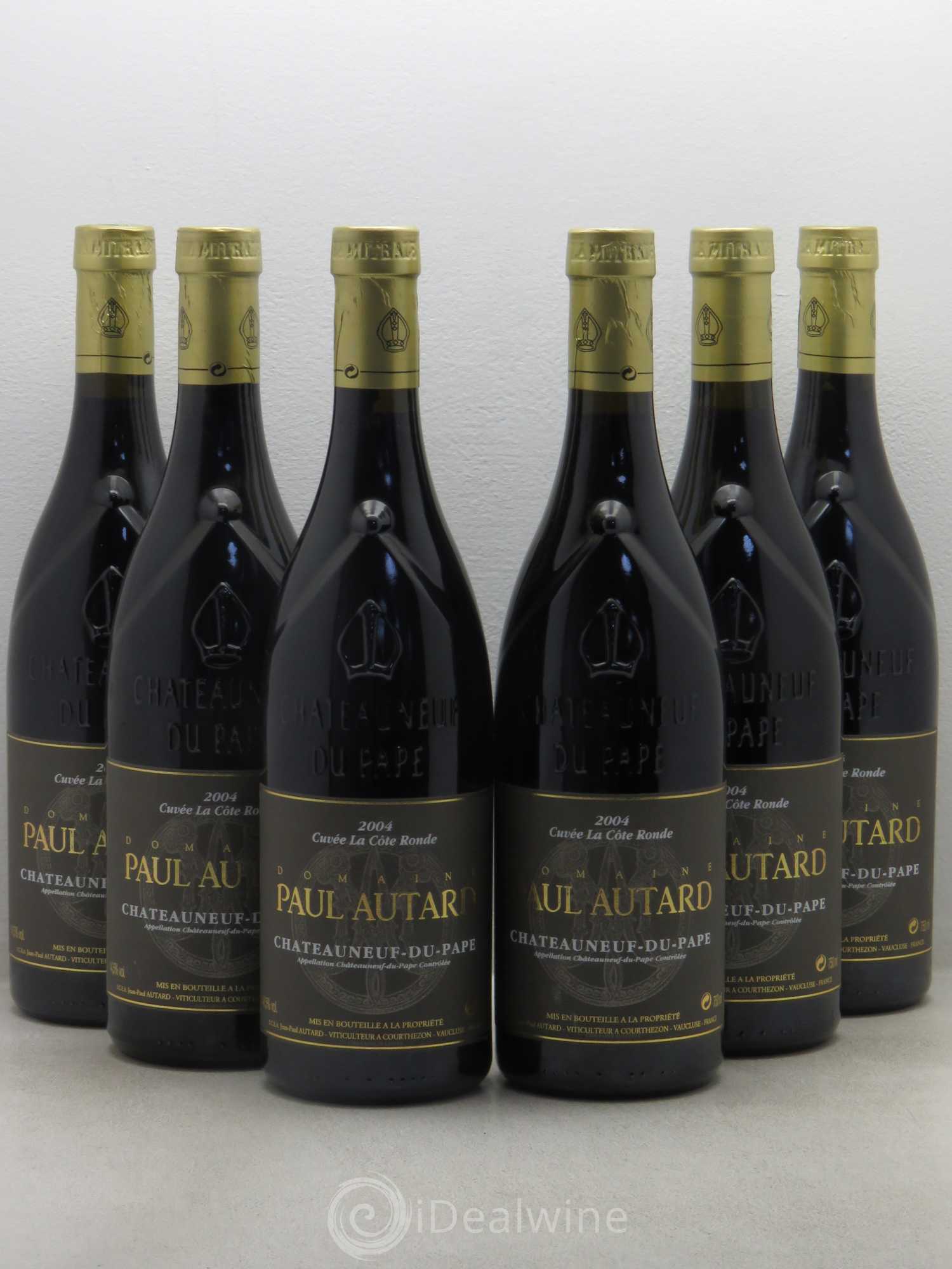 Châteauneuf-du-Pape Domaine Paul Autard La Côte Ronde Jean-Paul Autard 2004 - Lot de 6 bouteilles - 0