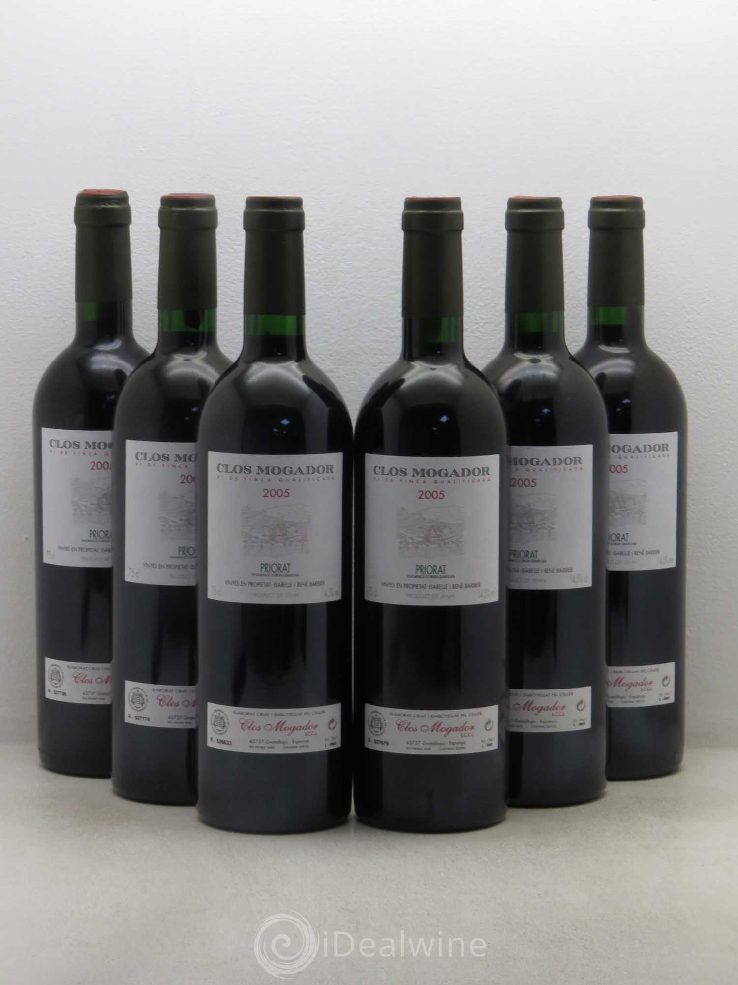 Priorat Clos Mogador DOCA René Barbier 2005 - Lot de 6 bouteilles - 0