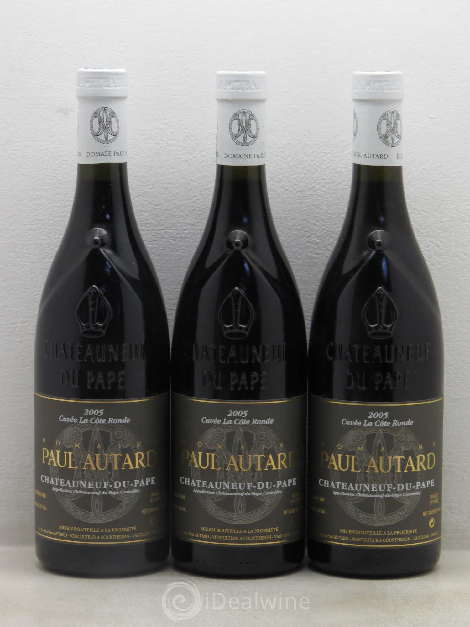 Châteauneuf-du-Pape Domaine Paul Autard La Côte Ronde Jean-Paul Autard 2005 - Lot de 6 bouteilles - 1