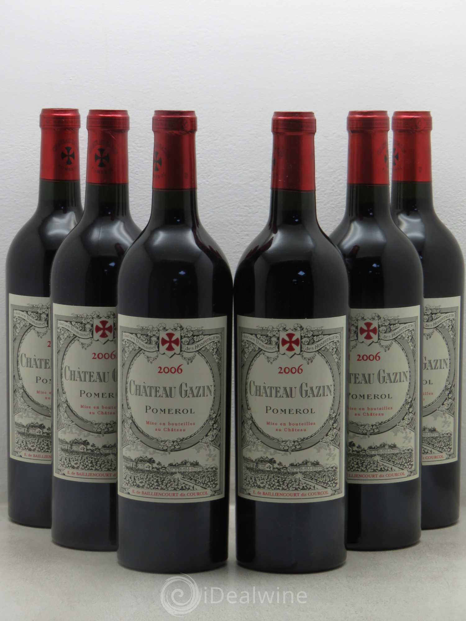 Château Gazin 2006 - Lot de 6 bouteilles - 0