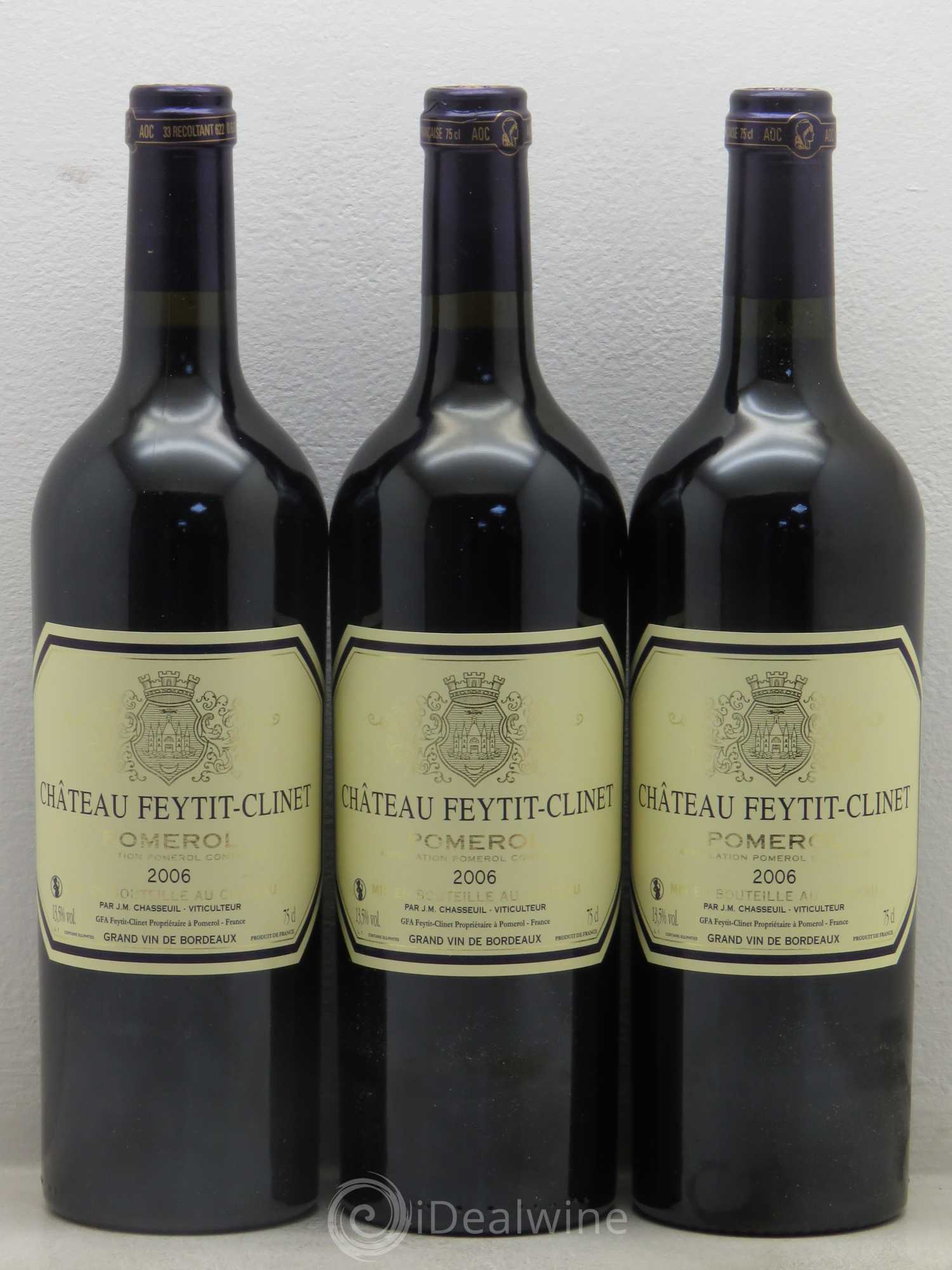 Château Feytit-Clinet 2006 - Lot de 6 bouteilles - 1