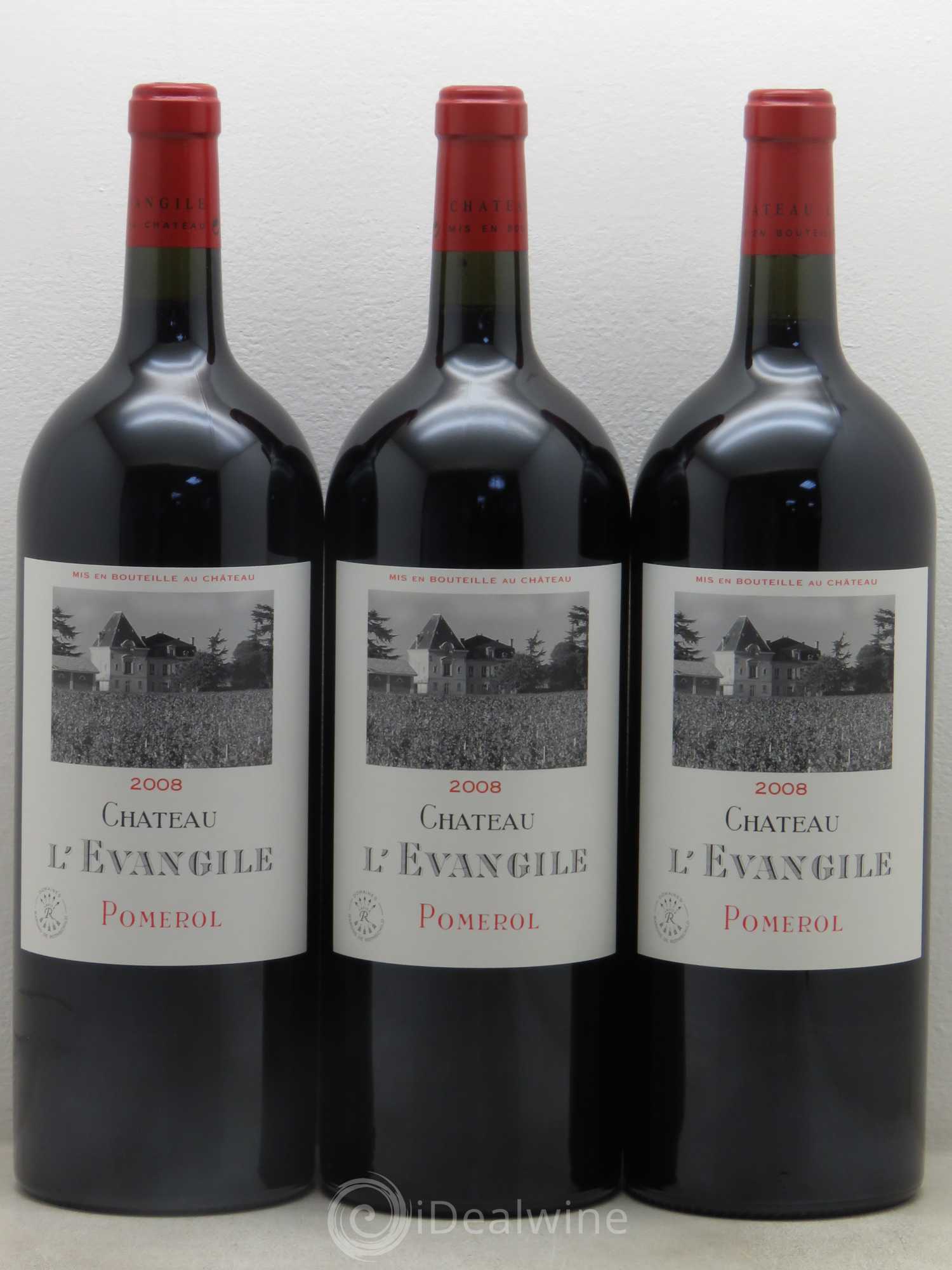 Château l' Évangile 2008 - Lot de 3 magnums - 0