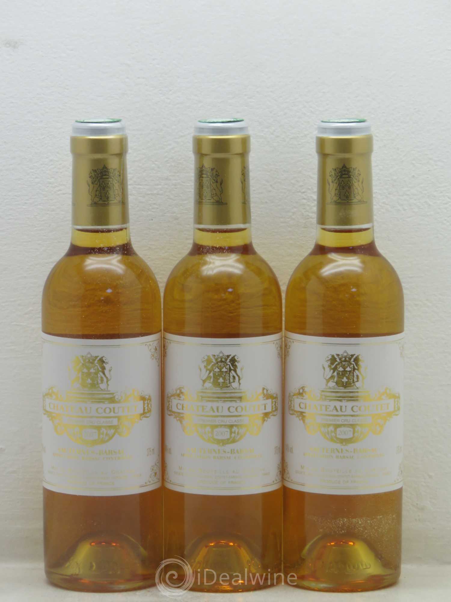 Château Coutet 1er Grand Cru Classé 2007 - Posten von 12 Demi-Flaschen - 1