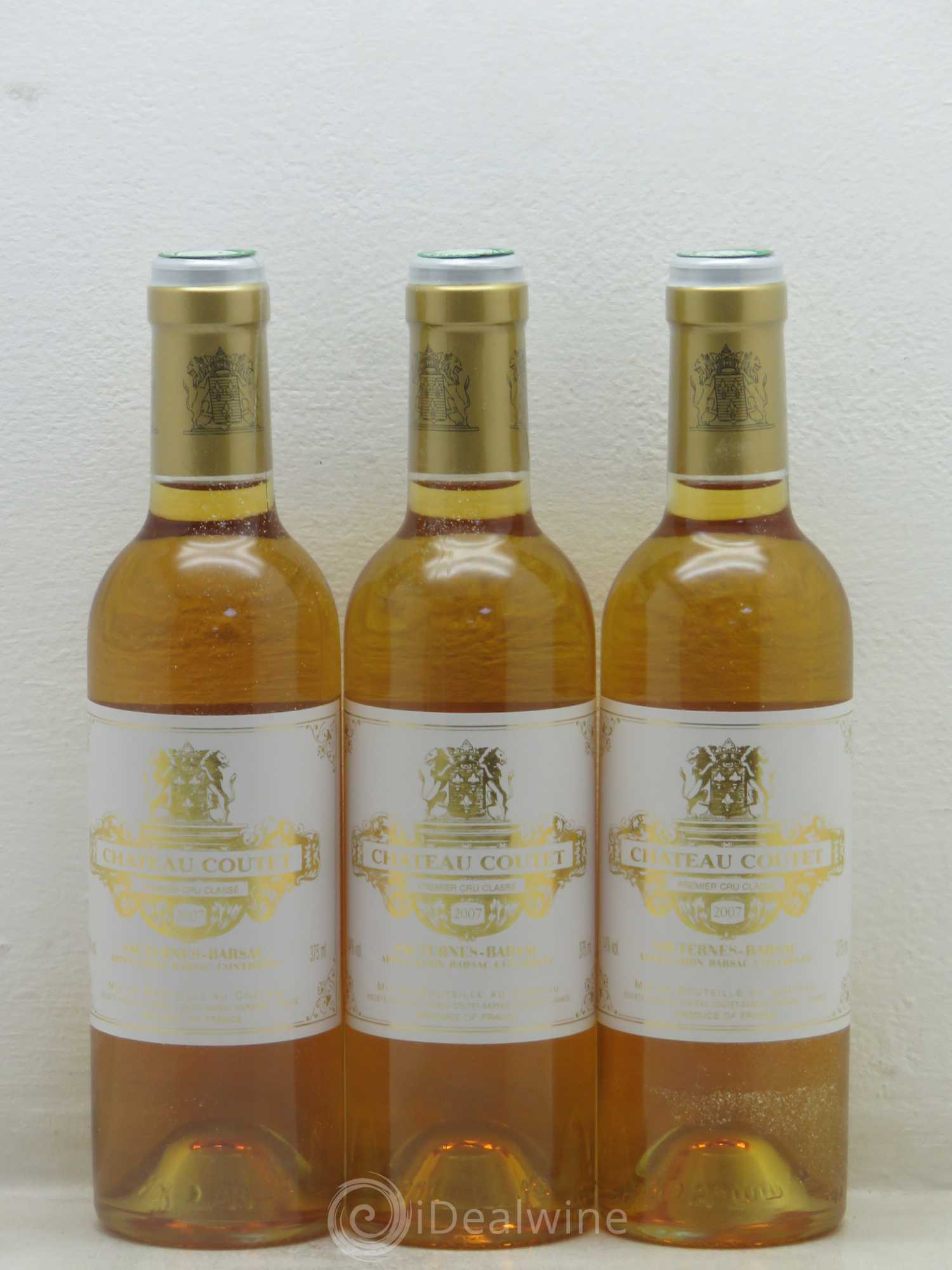 Château Coutet 1er Grand Cru Classé 2007 - Posten von 12 Demi-Flaschen - 2